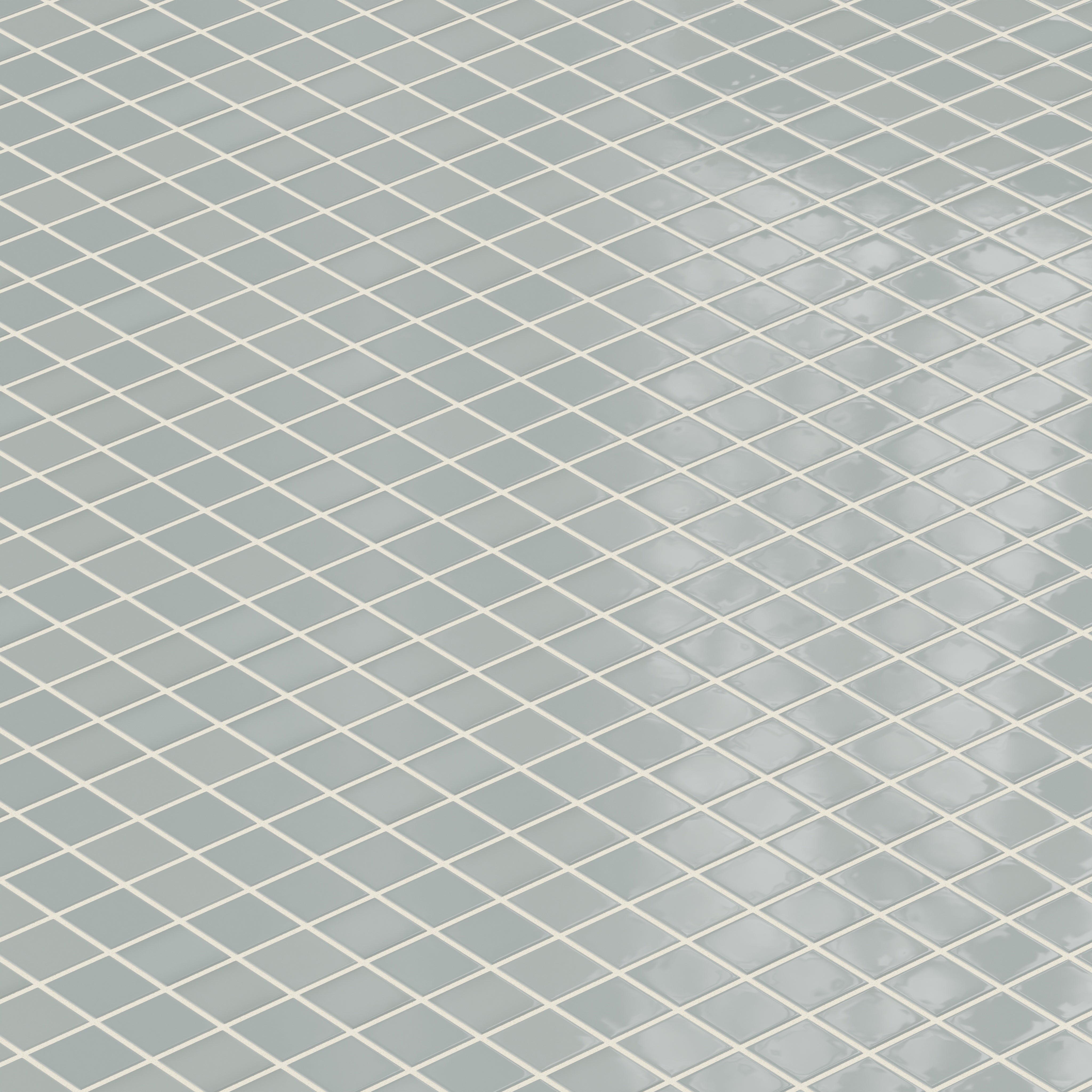 2x2 Straight Set Sheeted Natural Press Ceramic Mosaic Tile in Hood River Gloss