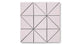 4" Triangle Original Ceramic Tile in Evening Glow Gloss