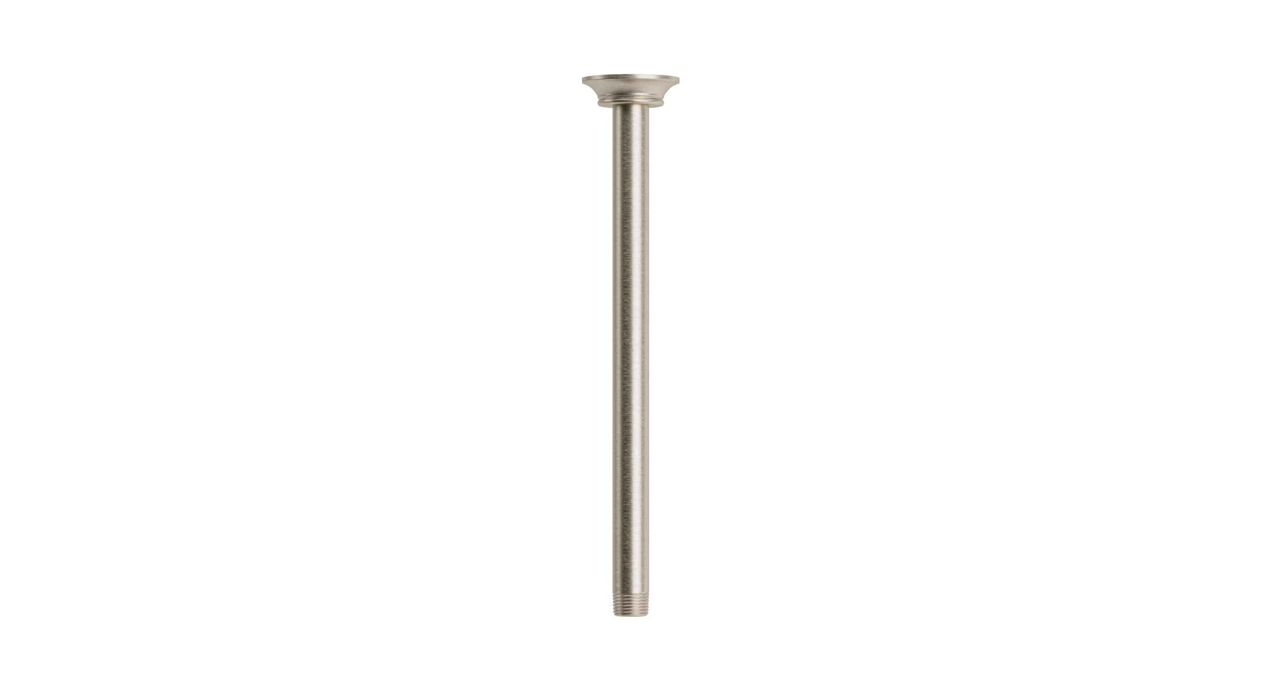 Emerson 12" Straight Shower Arm with Flange in Satin Nickel
