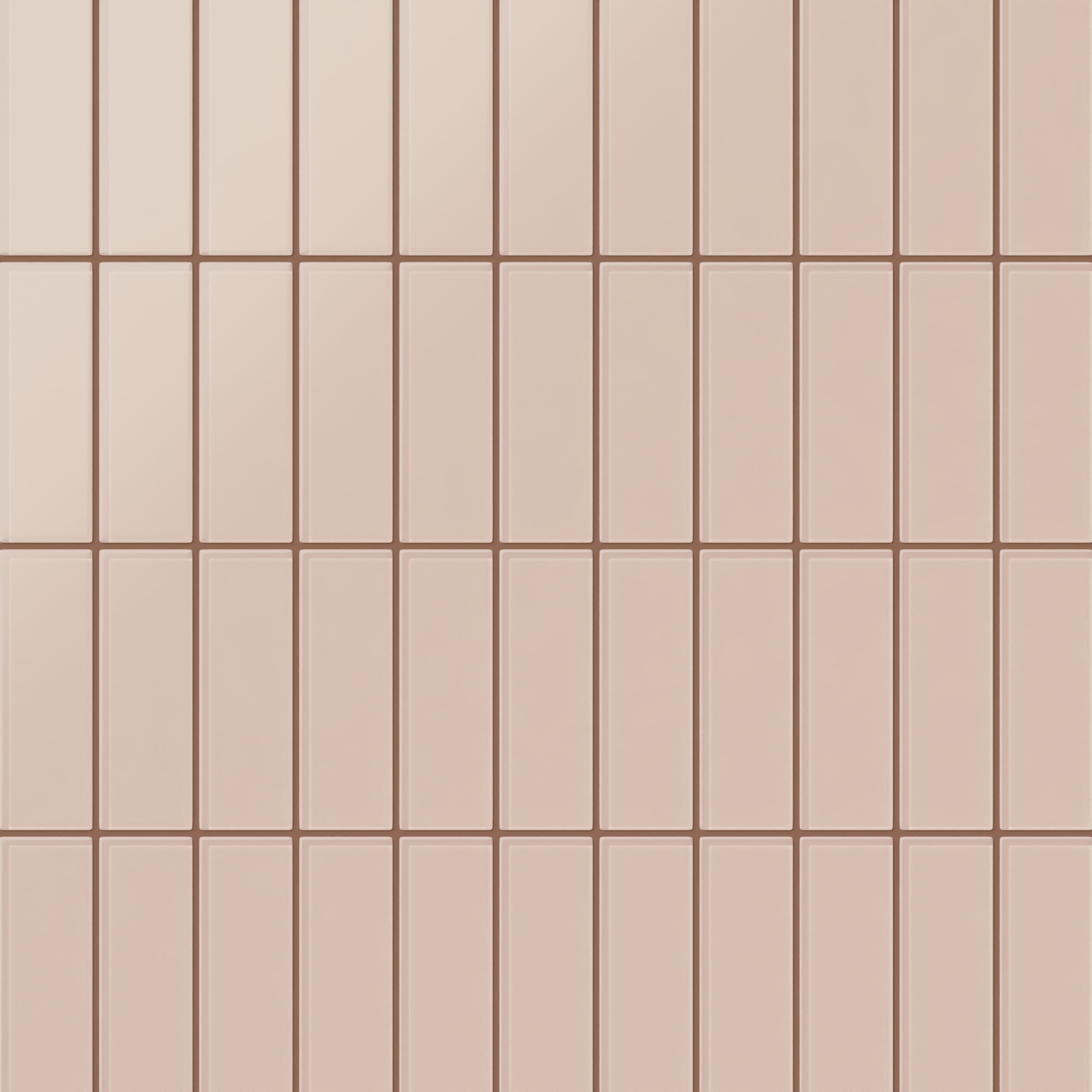Factory Sale 2x6 Glass Tile in Rosy Finch Matte