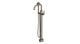 Emerson One Handle Floor Mount Squaretop Bath Trim with Hand Shower and Classic Lever Handle in Antique Nickel