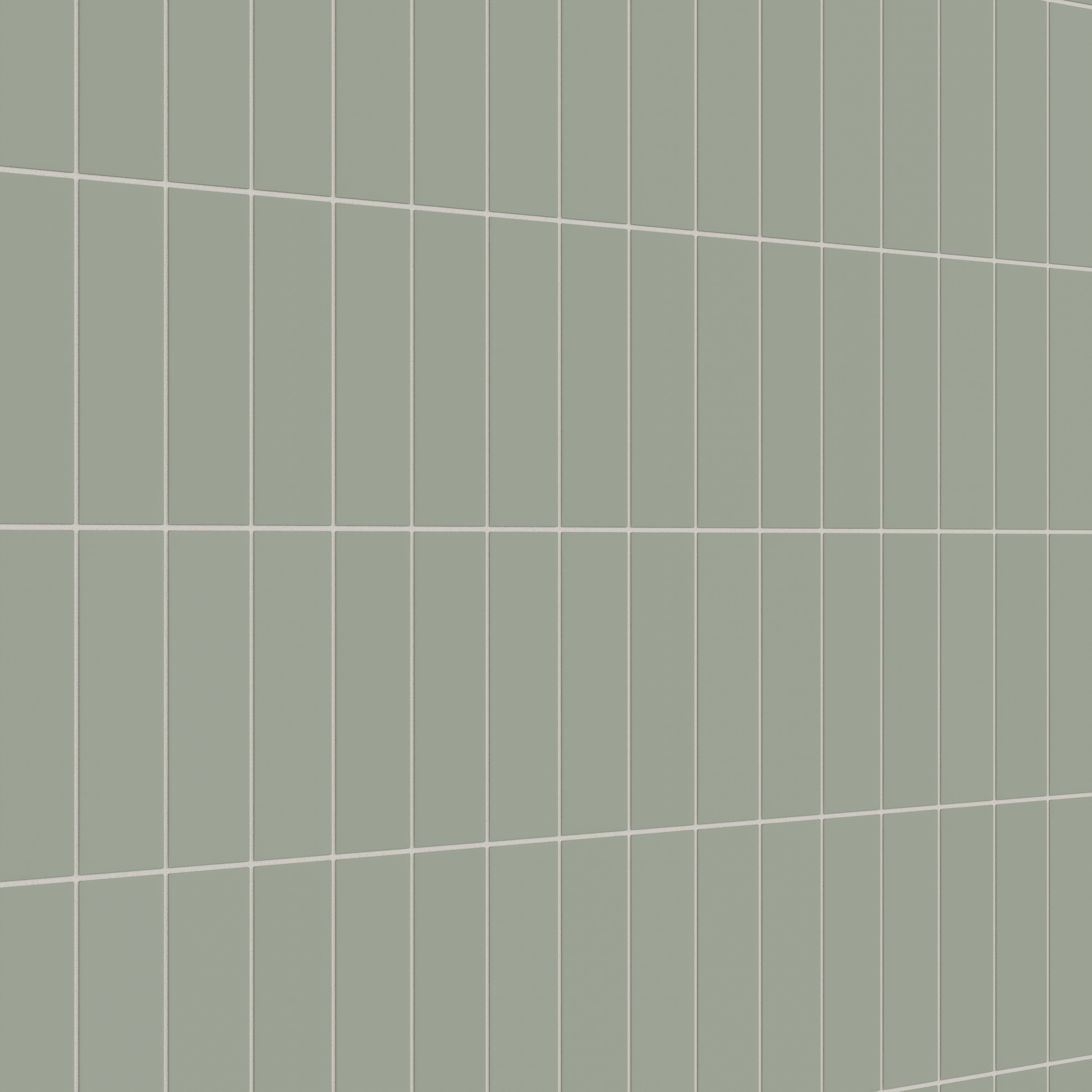 3x9 Natural Press Ceramic Tile in Terre Verte Matte