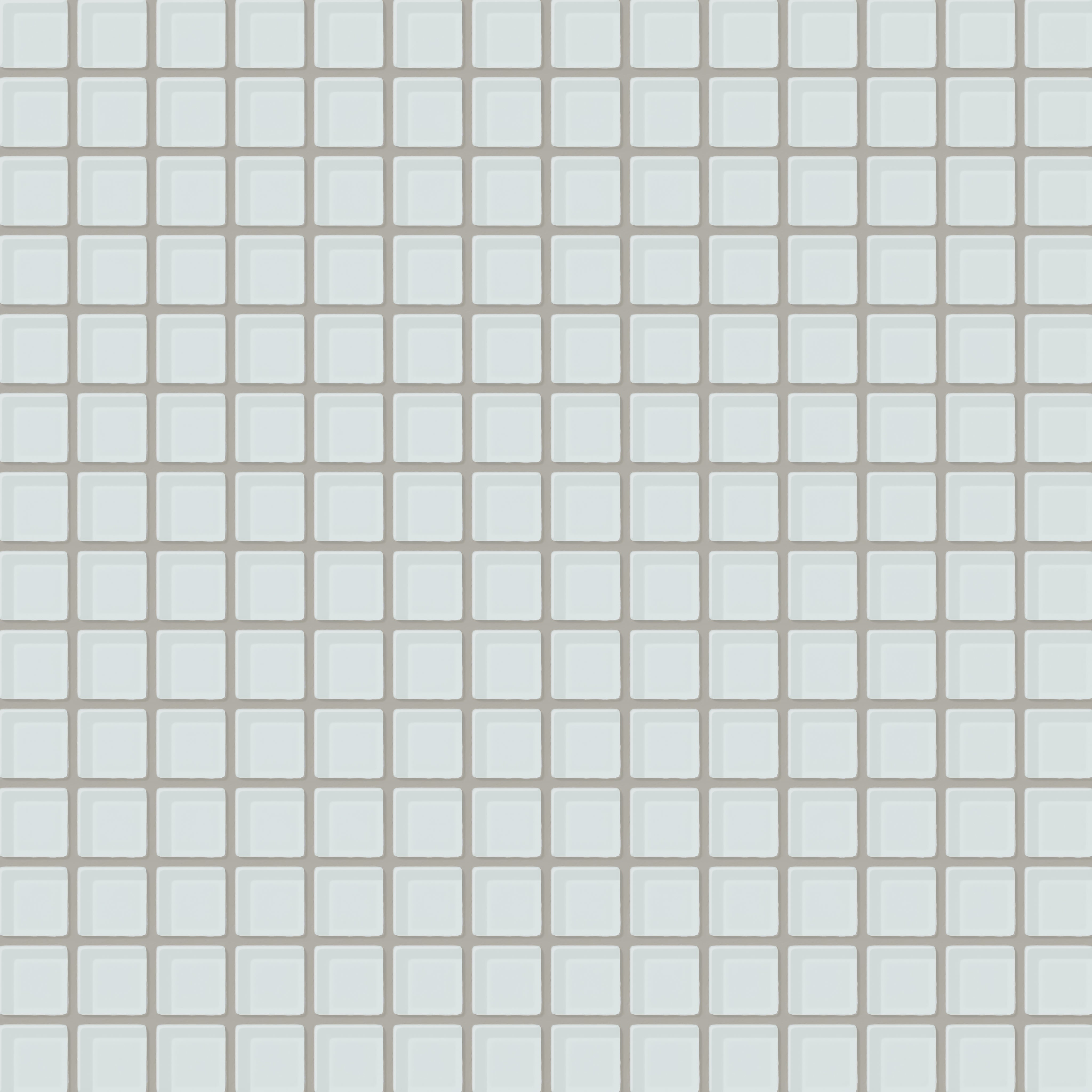 1x1 Straight Set Sheeted Glass Mosaic Tile in Warbler Gloss
