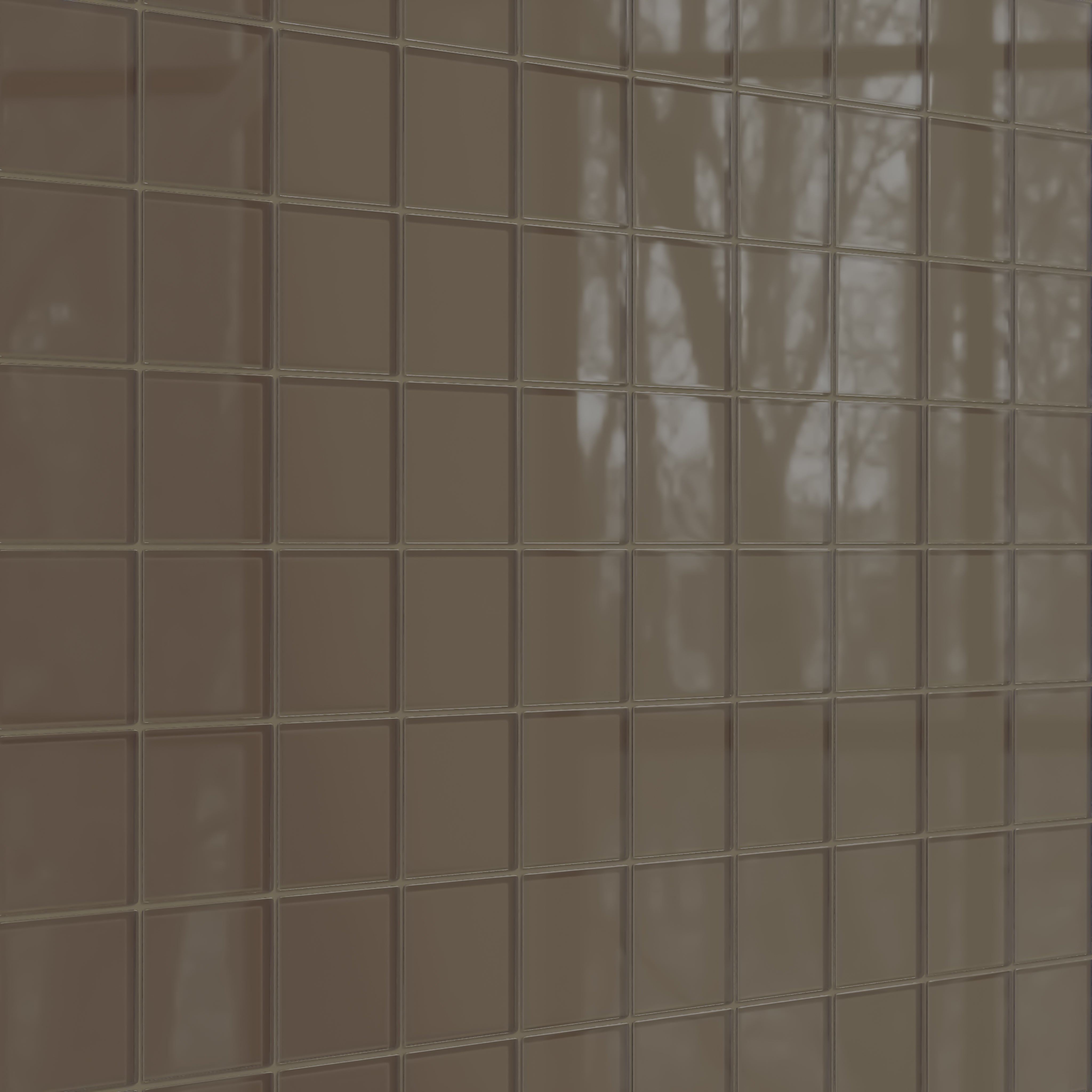 4x4 Glass Tile in Albatross Gloss