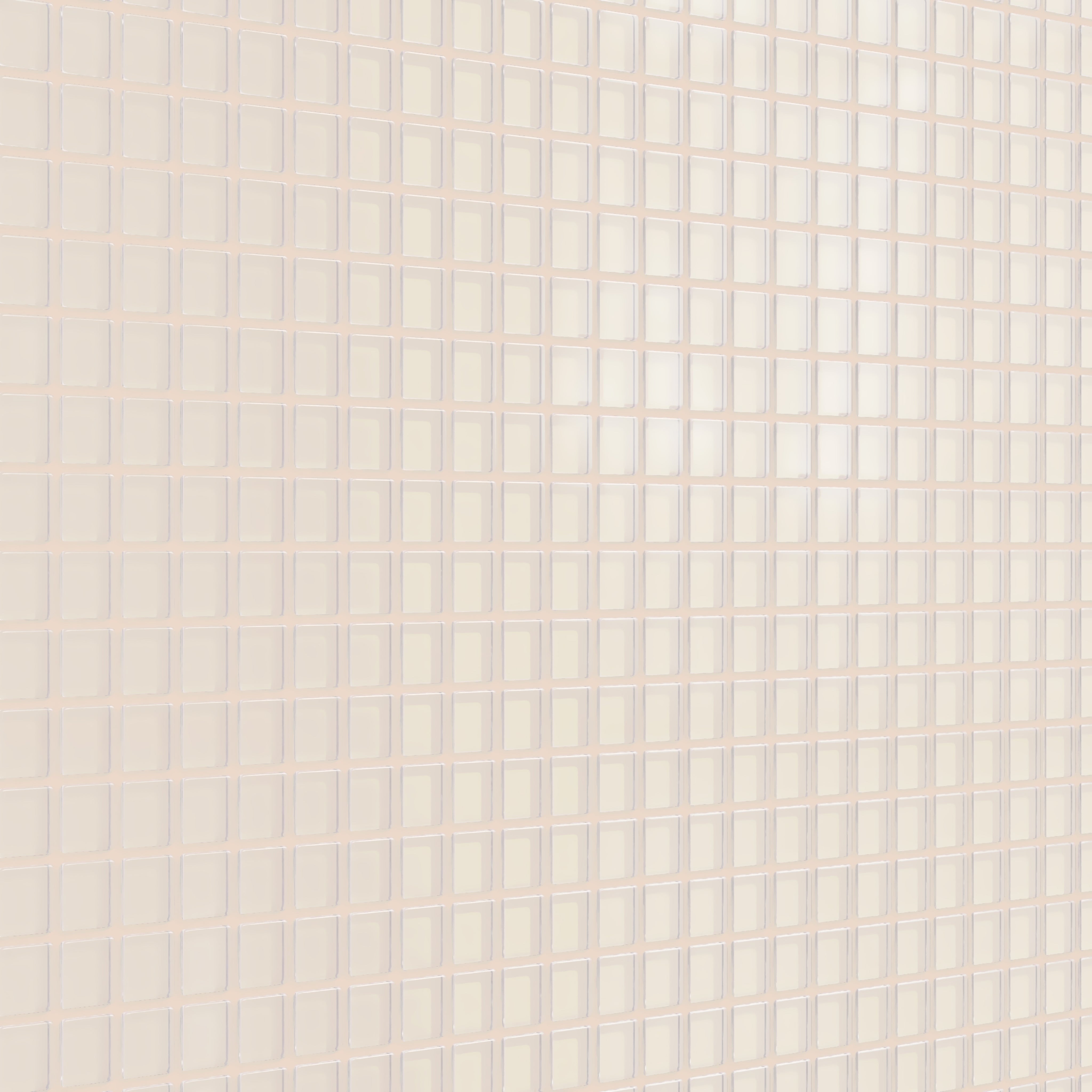 1x1 Straight Set Sheeted Glass Mosaic Tile in Sandpiper Matte