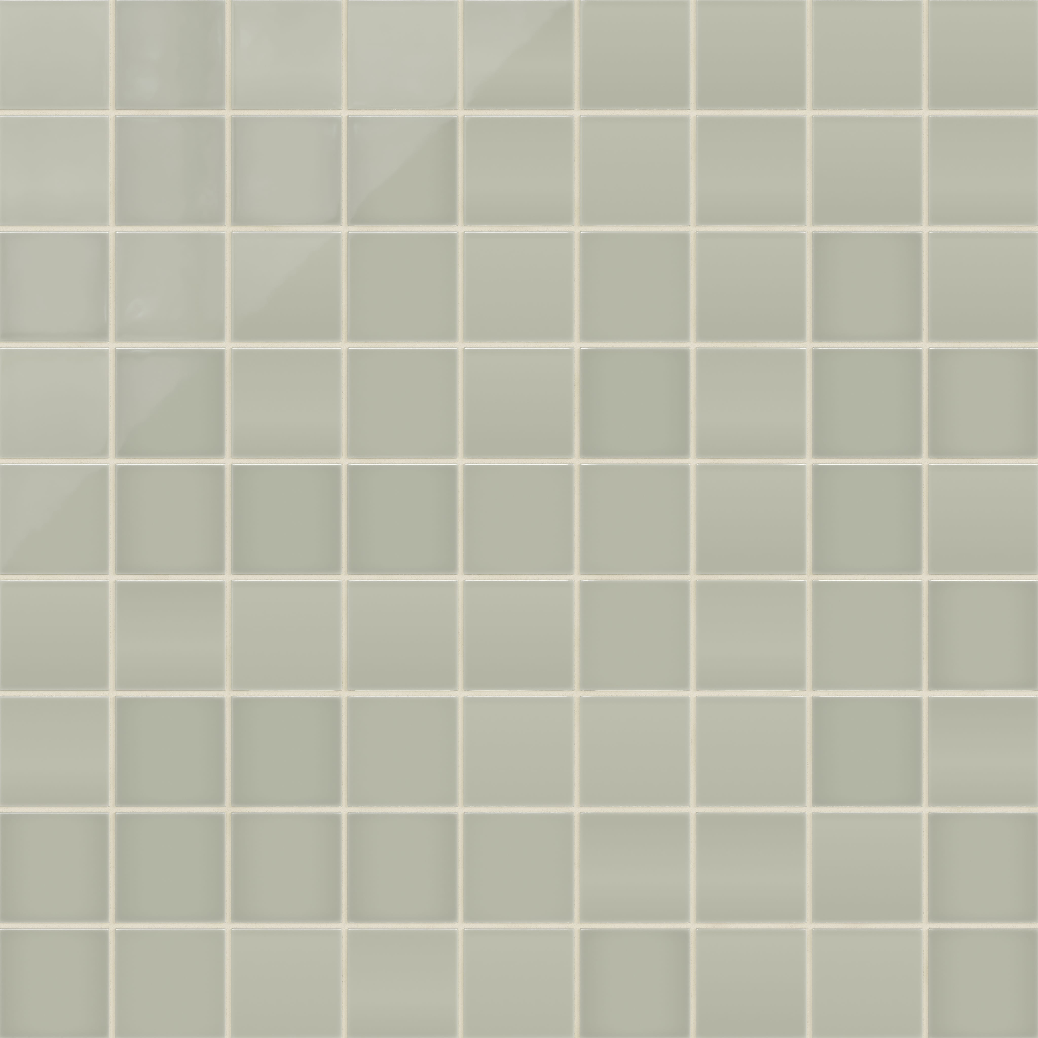 Quick Ship 3x3 Straight Set Sheeted Natural Press Ceramic Mosaic Tile in Manzanita Gloss