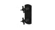 Emerson Two Handle Wall Mount Shower Trim with Defined Cross Handles in Matte Black