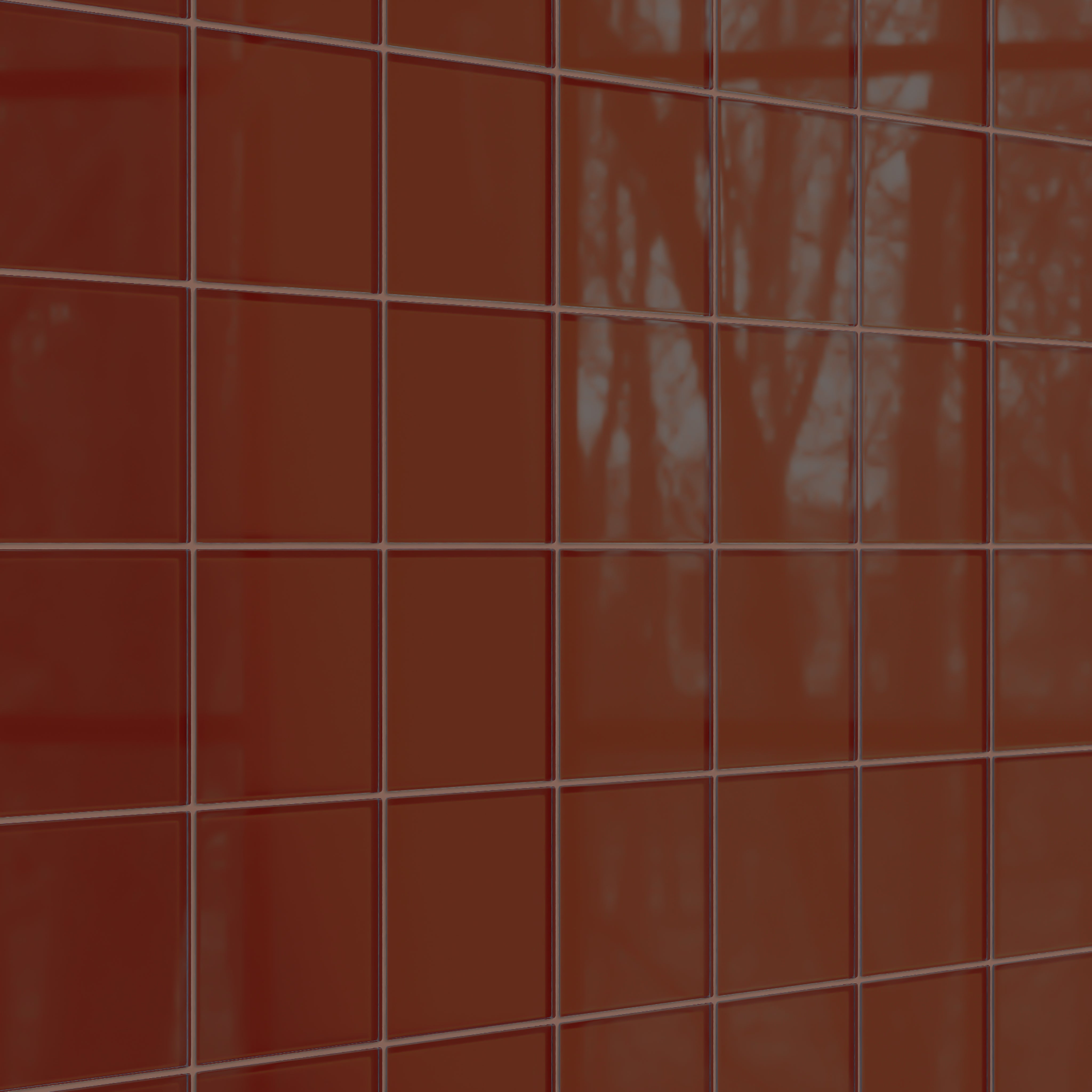 6x6 Glass Tile in Pheasant Gloss