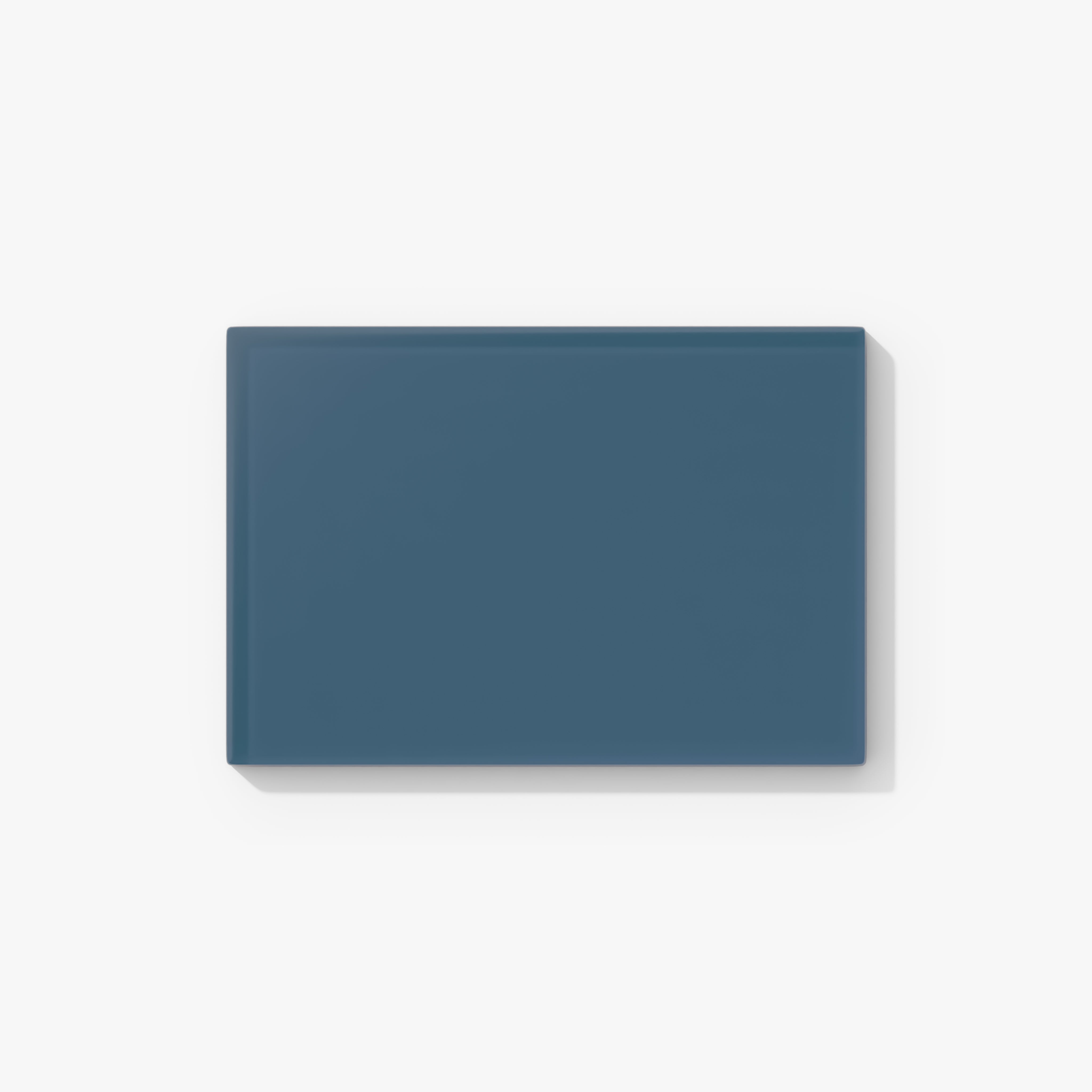 4x6 Glass Tile in Blue Jay Matte