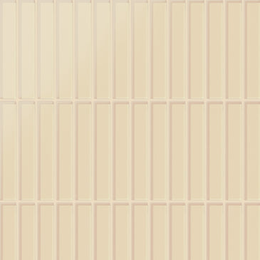 1x6 Straight Set Sheeted Glass Mosaic Tile in Chickadee Matte