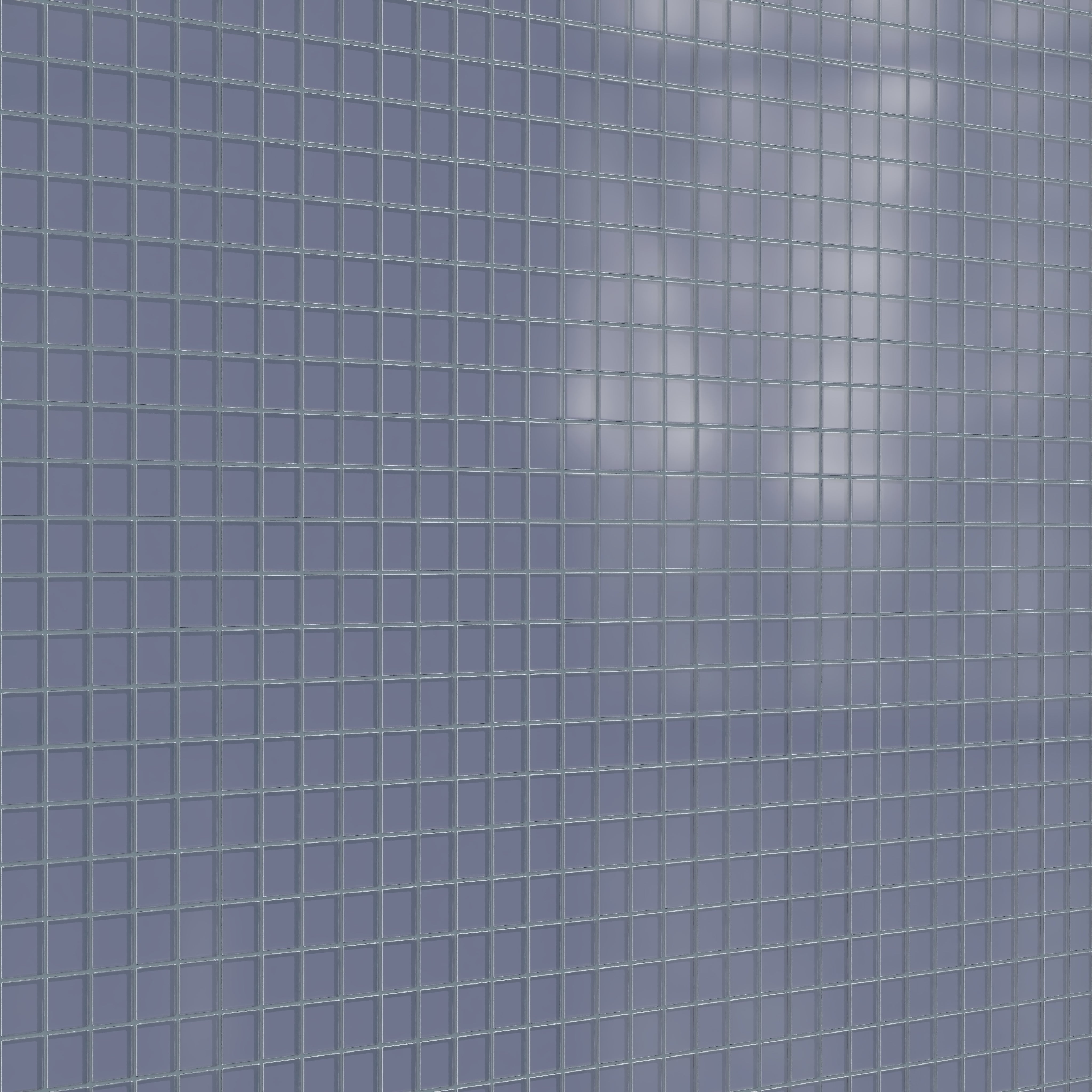 2x2 Straight Set Sheeted Glass Mosaic Tile in Nuthatch Matte