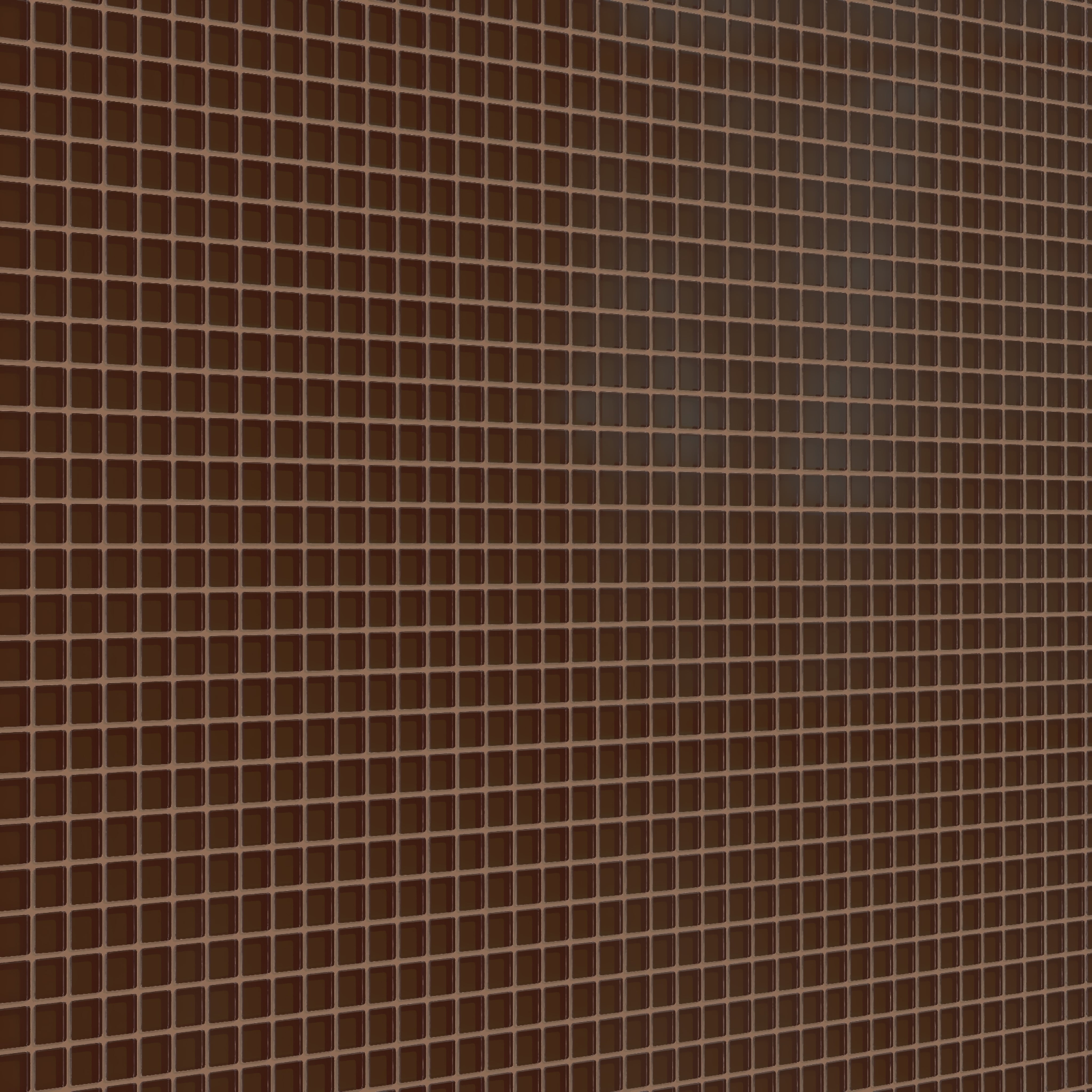 1x1 Straight Set Sheeted Glass Mosaic Tile in Thrasher Matte