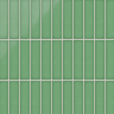 2x8 Original Ceramic Tile in Sea Green Gloss