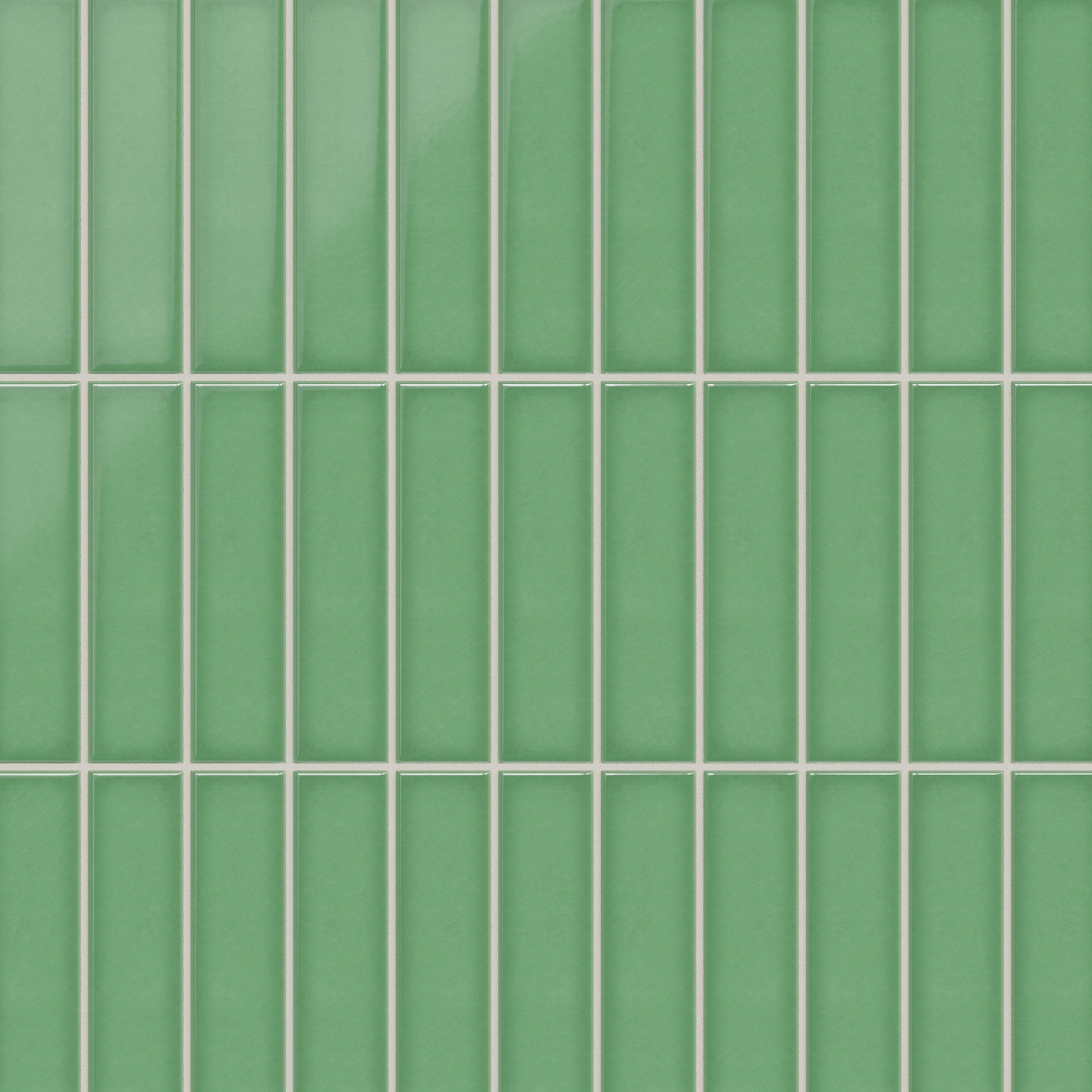 2x8 Original Ceramic Tile in Sea Green Gloss