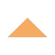 6" Triangle Original Ceramic Tile in Koi Matte