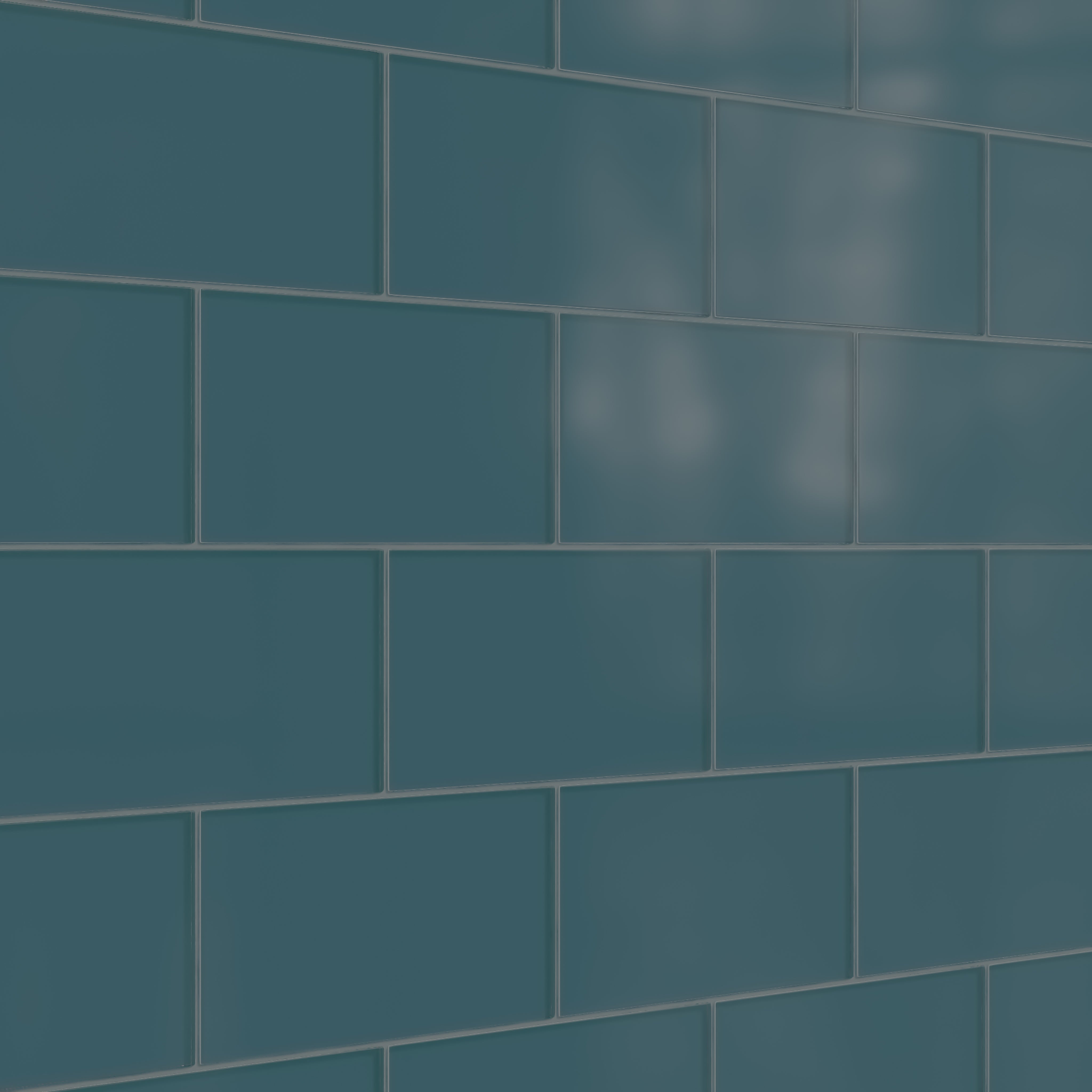 6x12 Glass Tile in Magpie Matte