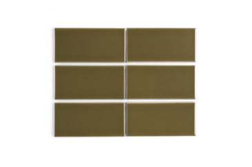 3x6 Original Ceramic Tile in Chaparral Gloss