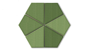Hexite Original Ceramic Tile in Kelp Gloss