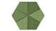 Hexite Original Ceramic Tile in Kelp Gloss