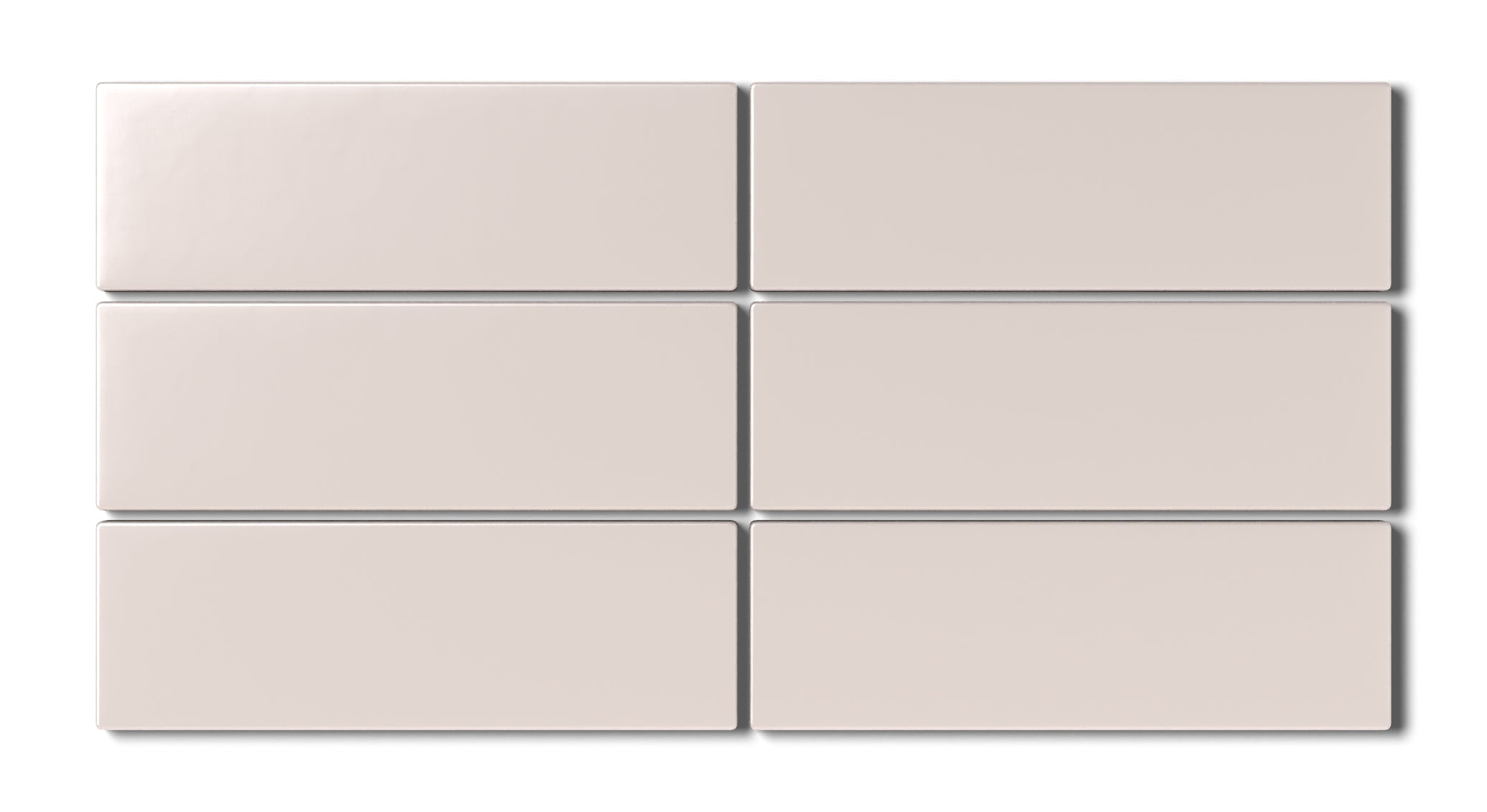 2x6 Natural Press Ceramic Tile in Tyrian Purple Matte