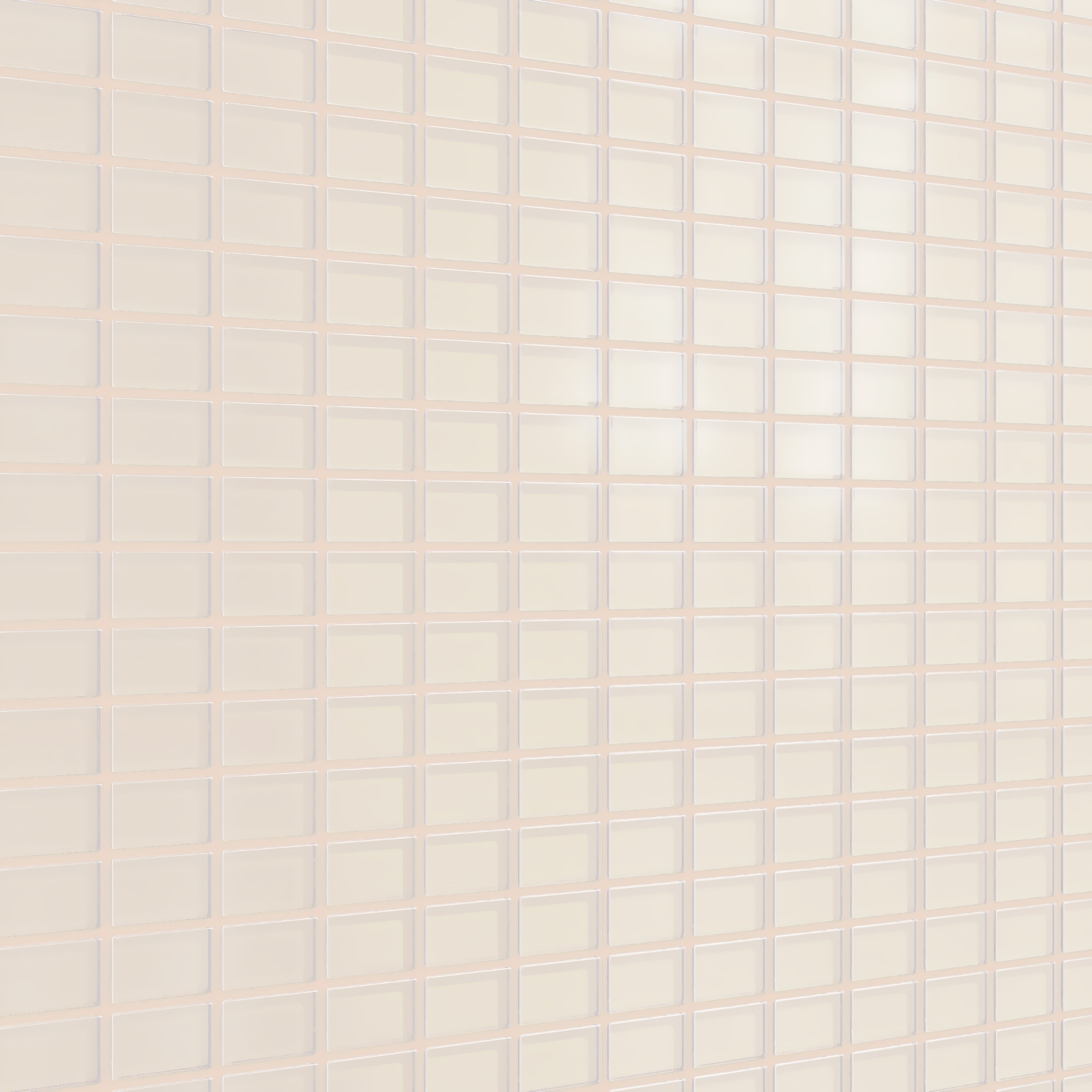 1x2 Straight Set Sheeted Glass Mosaic Tile in Sandpiper Matte