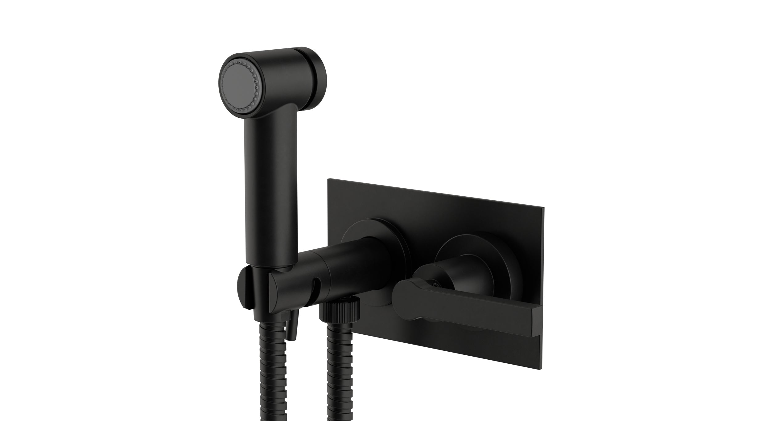 Flatiron One Handle Wall Mount Bidet Trim with Linear Lever Handle in Oil Rubbed Bronze