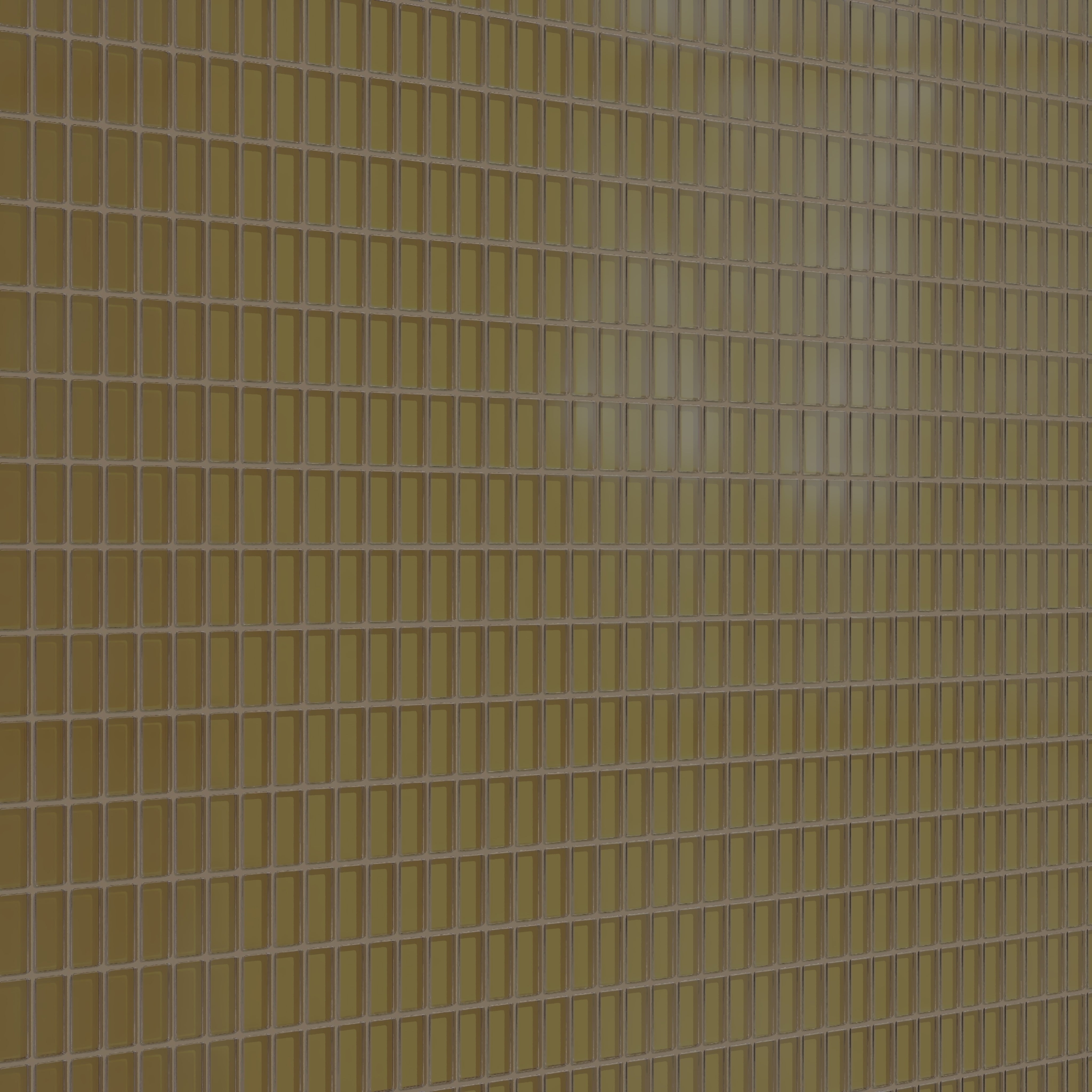 1x2 Straight Set Sheeted Glass Mosaic Tile in Merlin Matte