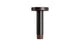 Contour & Foundry 4" Straight Shower Arm with Flange in Antique Bronze