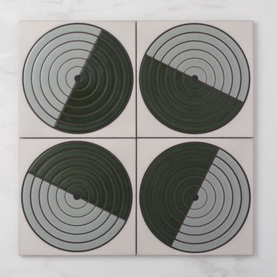 8x8 Handpainted Sample Maze  in Cool Motif