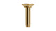 Emerson 4" Straight Shower Arm with Flange in Satin Brass