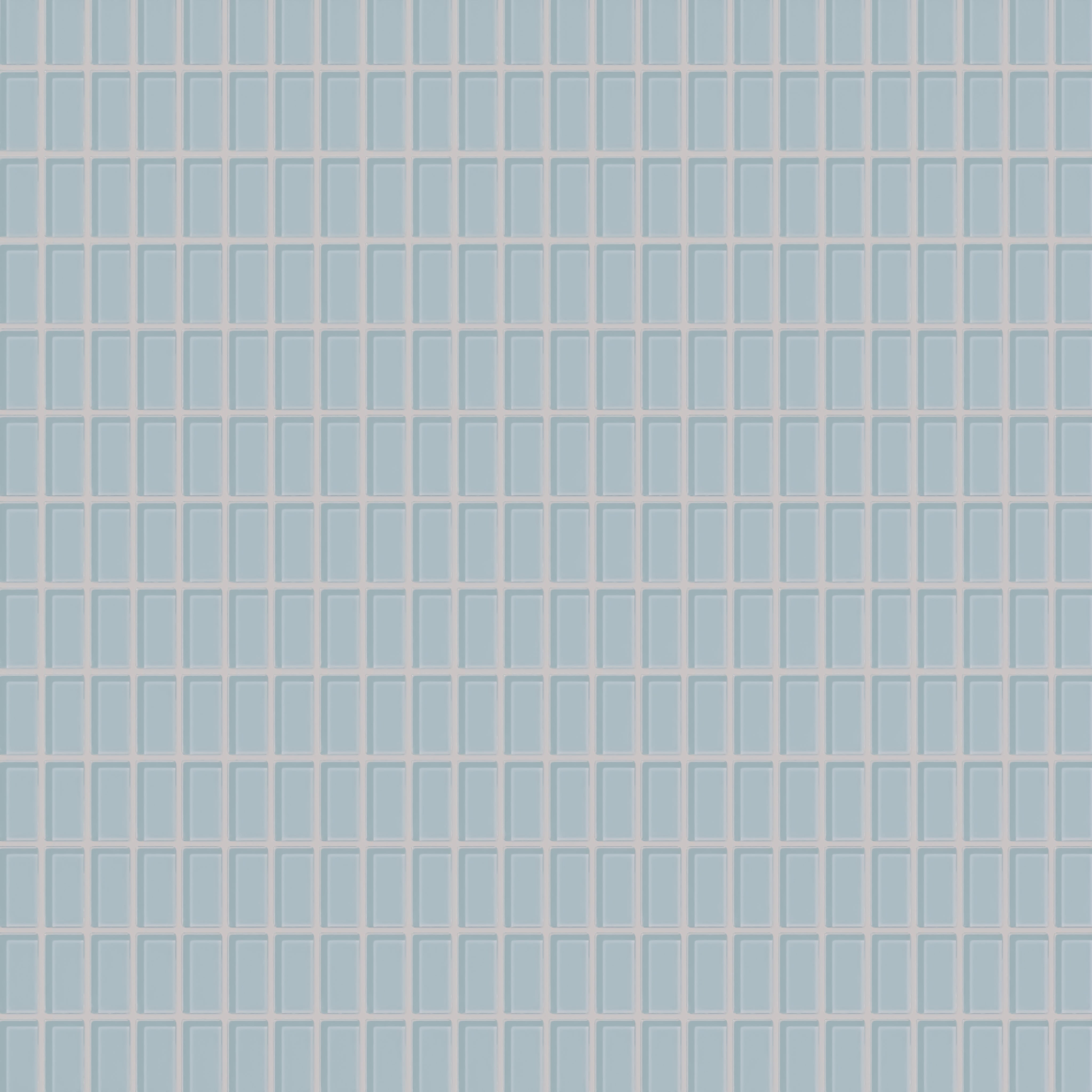 1x2 Straight Set Sheeted Glass Mosaic Tile in Partridge Gloss