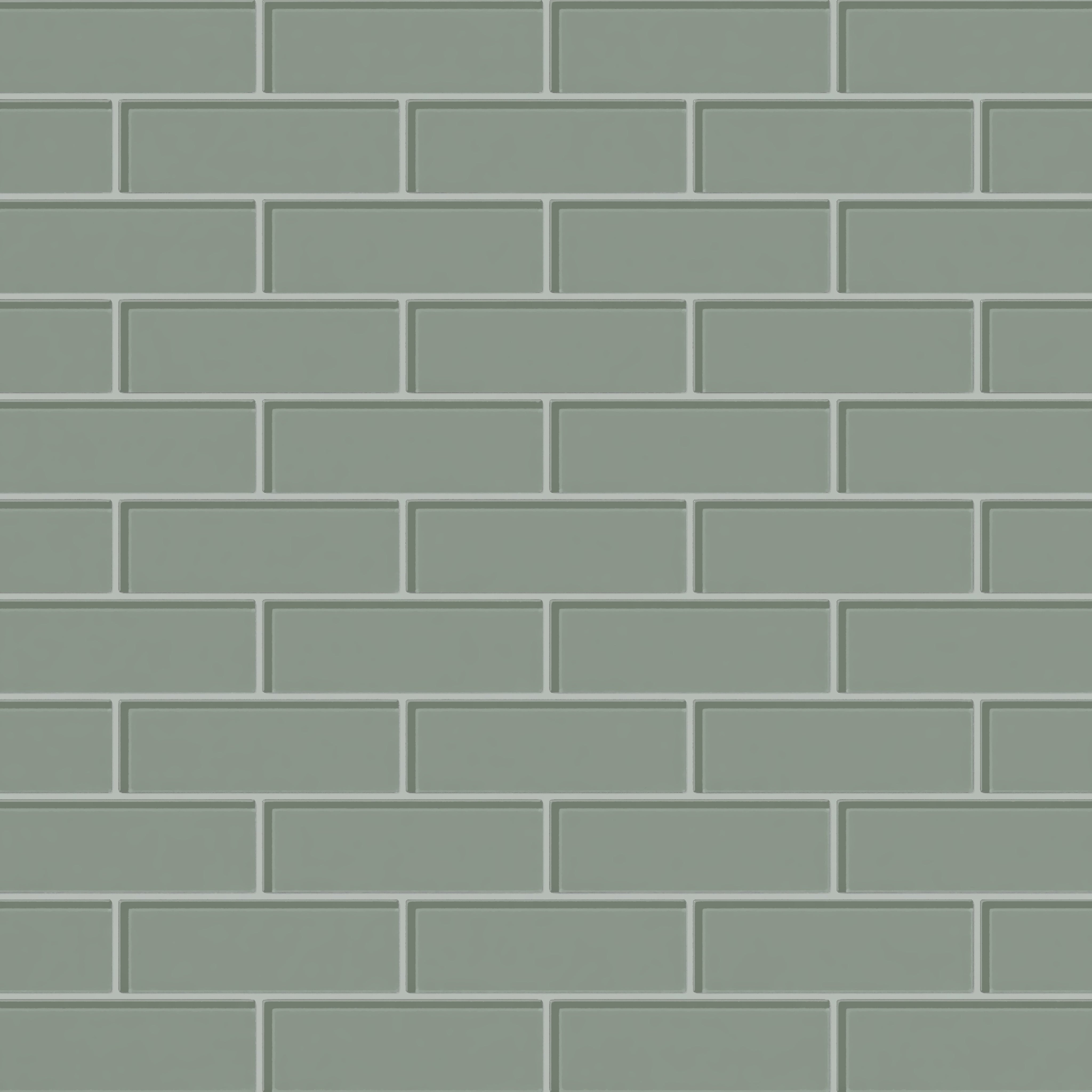 2x6 Glass Tile in Hummingbird Gloss