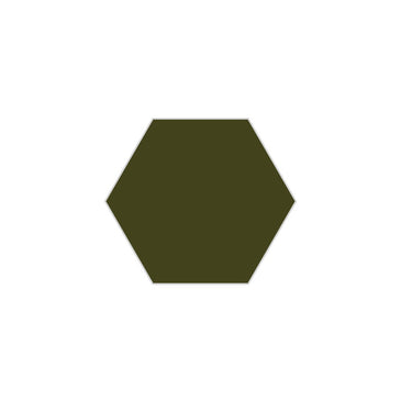 6" Hexagon Original Ceramic Tile in Lone Pine Matte