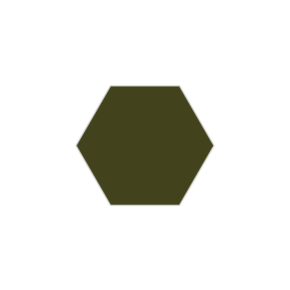 6" Hexagon Original Ceramic Tile in Lone Pine Matte