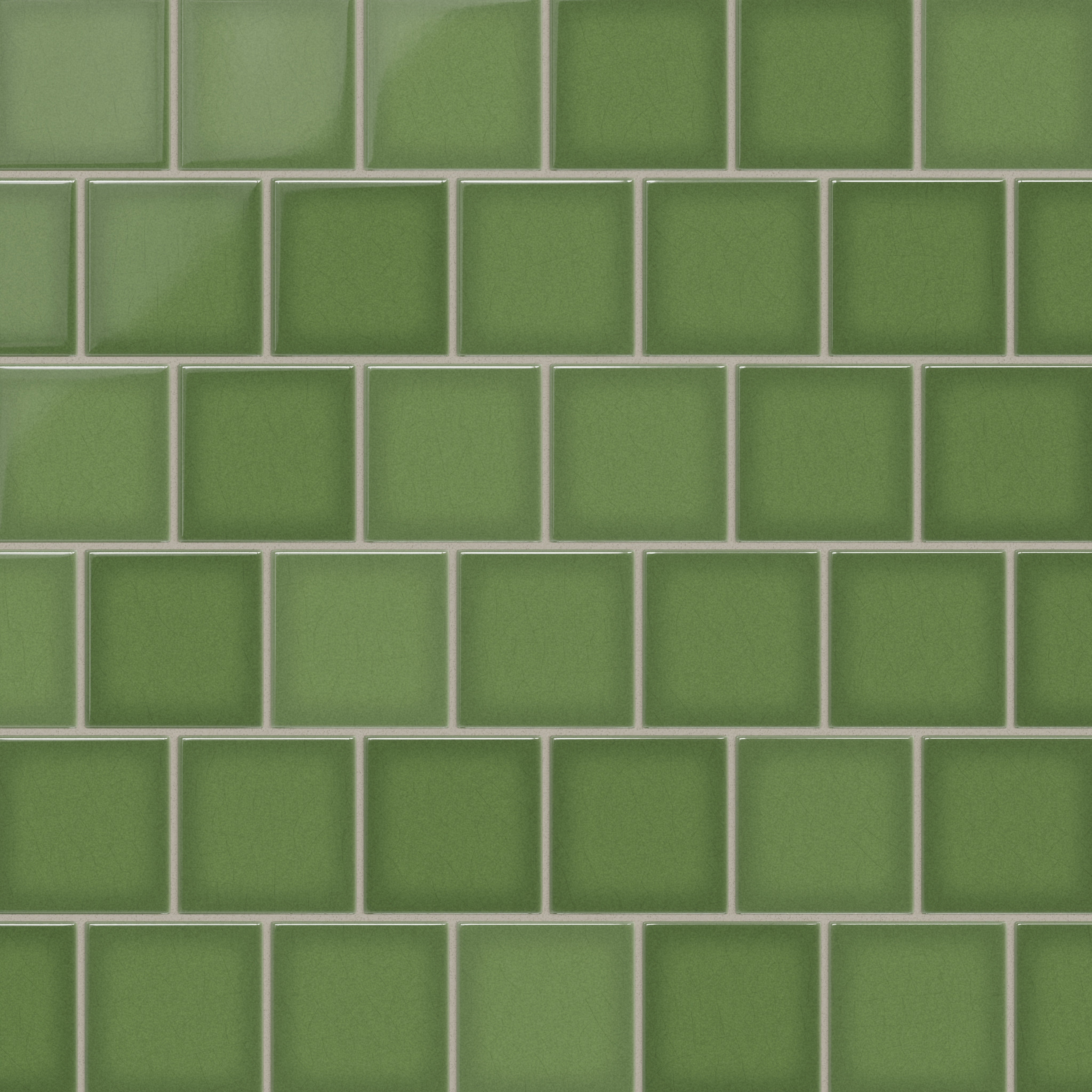 4x4 Original Ceramic Tile in Kelp Gloss