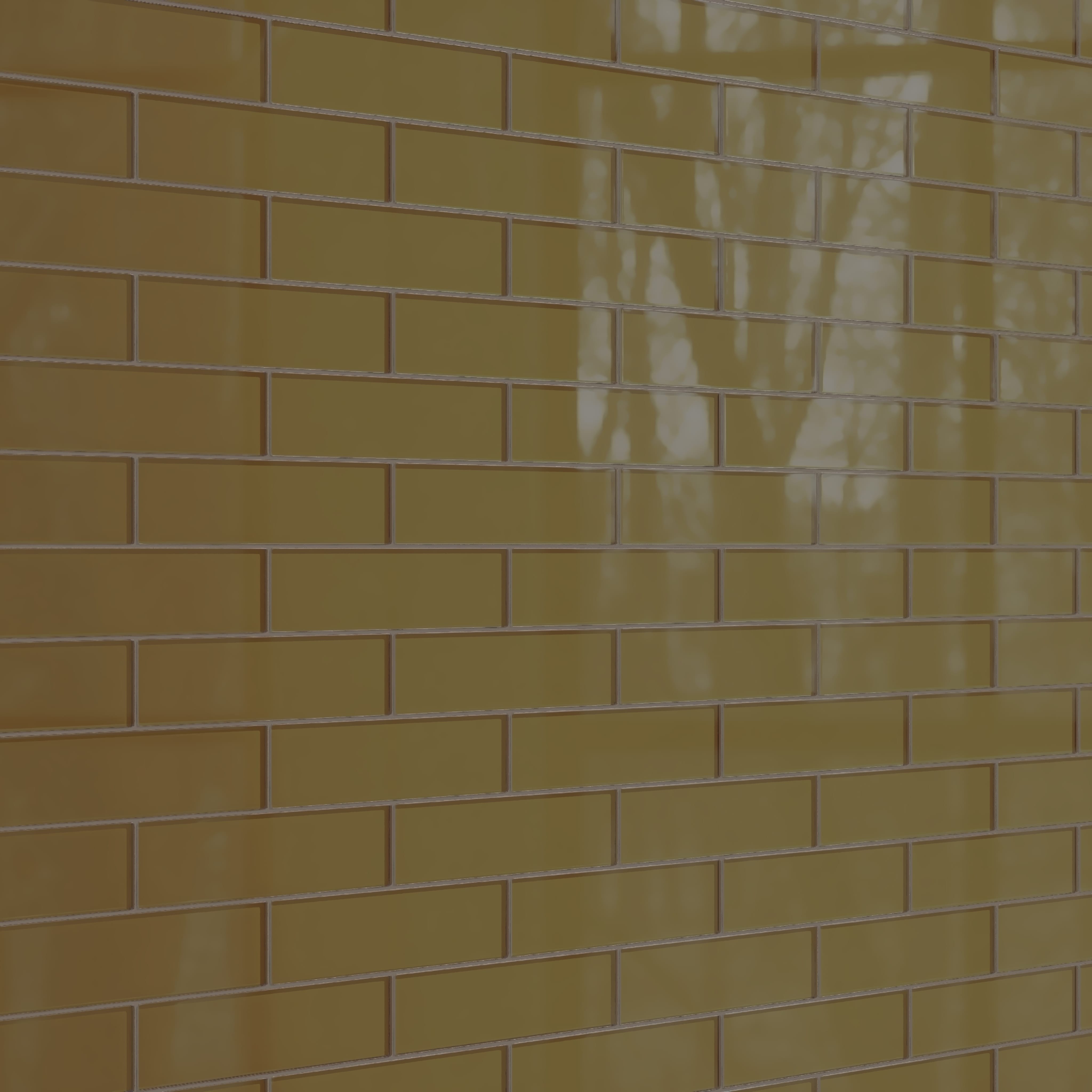 3x12 Glass Tile in Merlin Gloss