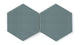 8" Hexagon Original Ceramic Tile in Flagstone Matte
