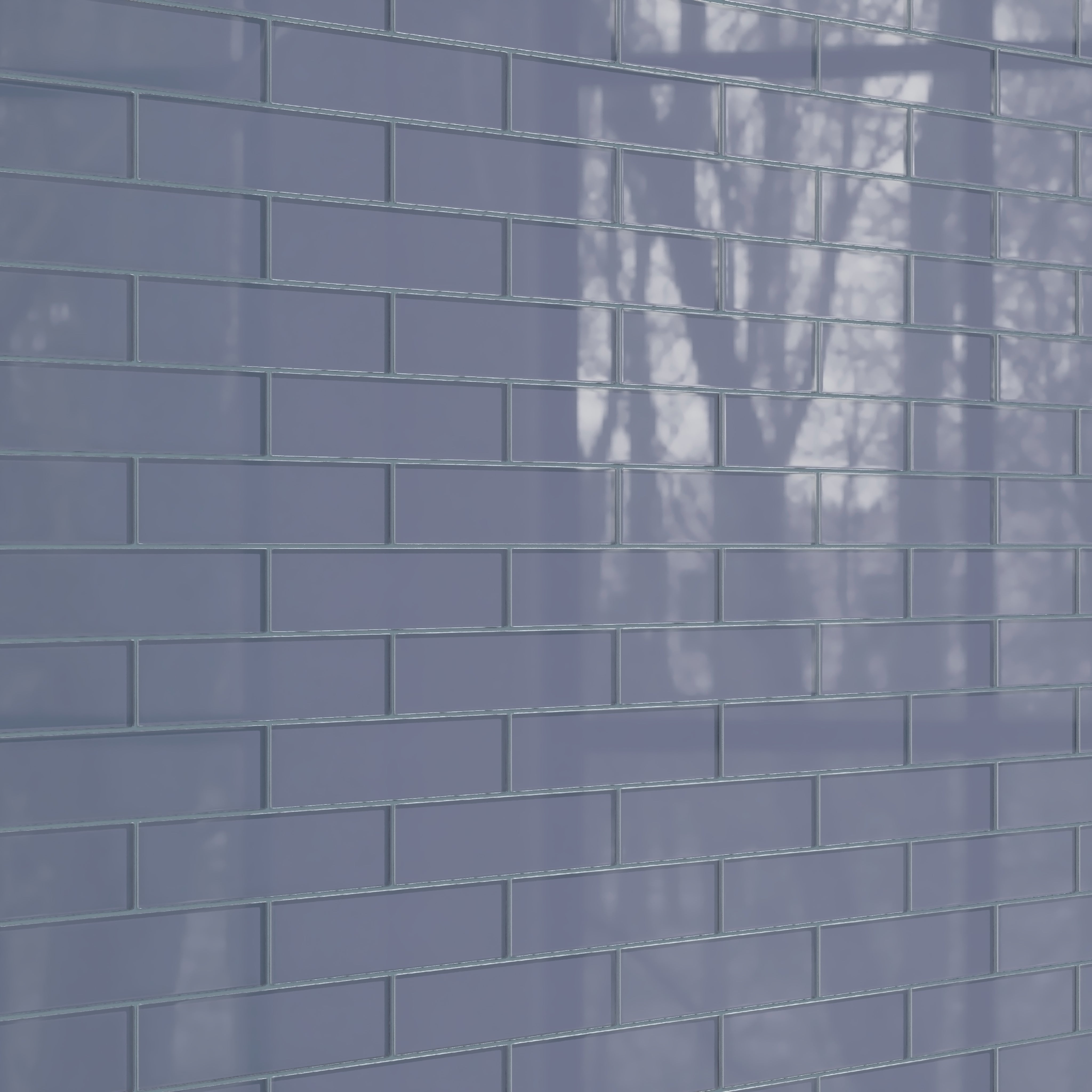 3x12 Glass Tile in Nuthatch Gloss