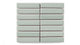 1x4 Straight Set Sheeted Original Ceramic Mosaic Tile in Overcast Gloss