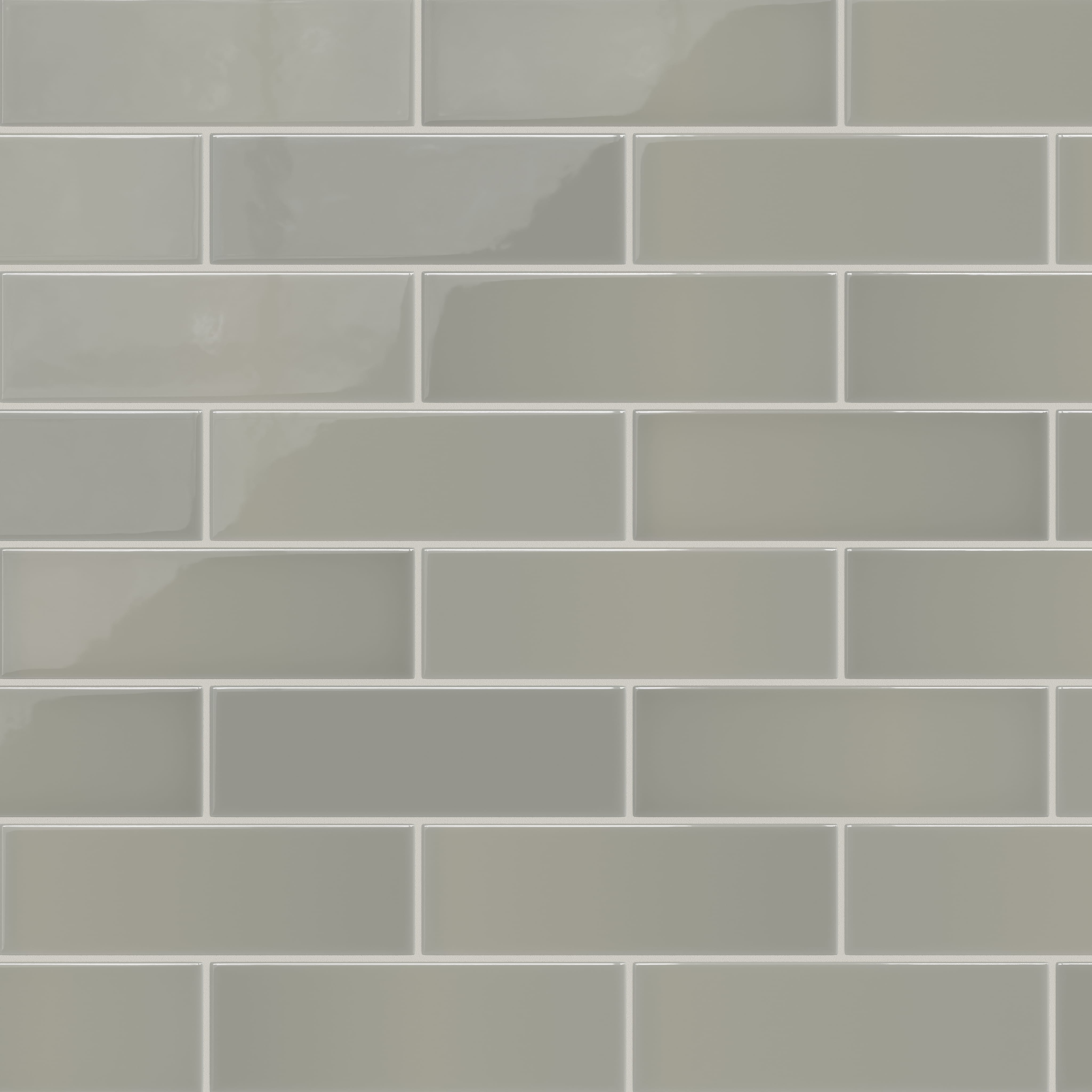 Puget Sound 3x9 Gloss Natural Press Ceramic Tile - Fireclay Tile