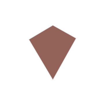 Hexite Original Ceramic Tile in Mauve Matte