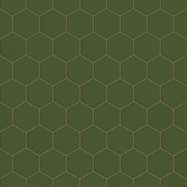 4" Hexagon Original Ceramic Tile in Lone Pine Matte
