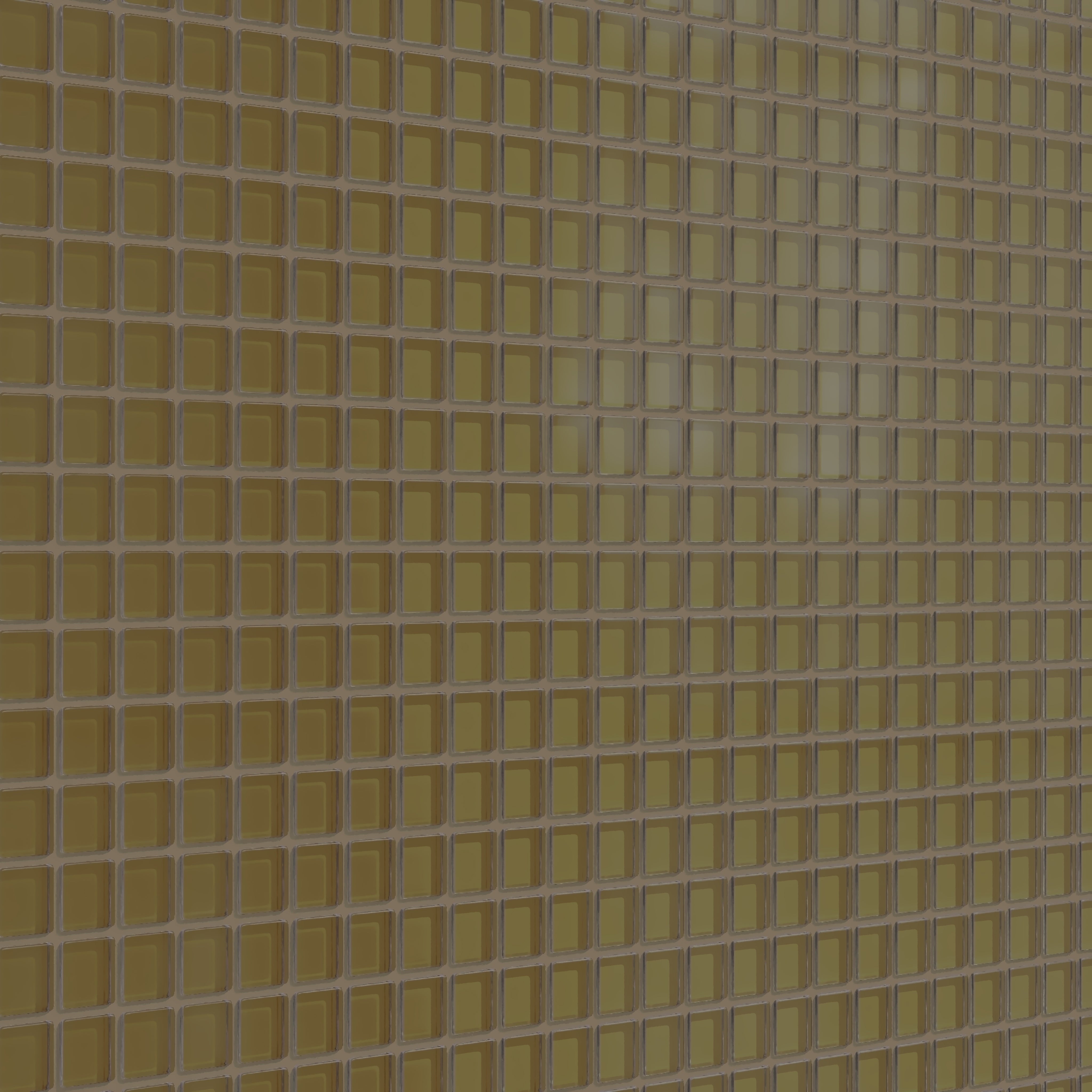 1x1 Straight Set Sheeted Glass Mosaic Tile in Merlin Matte