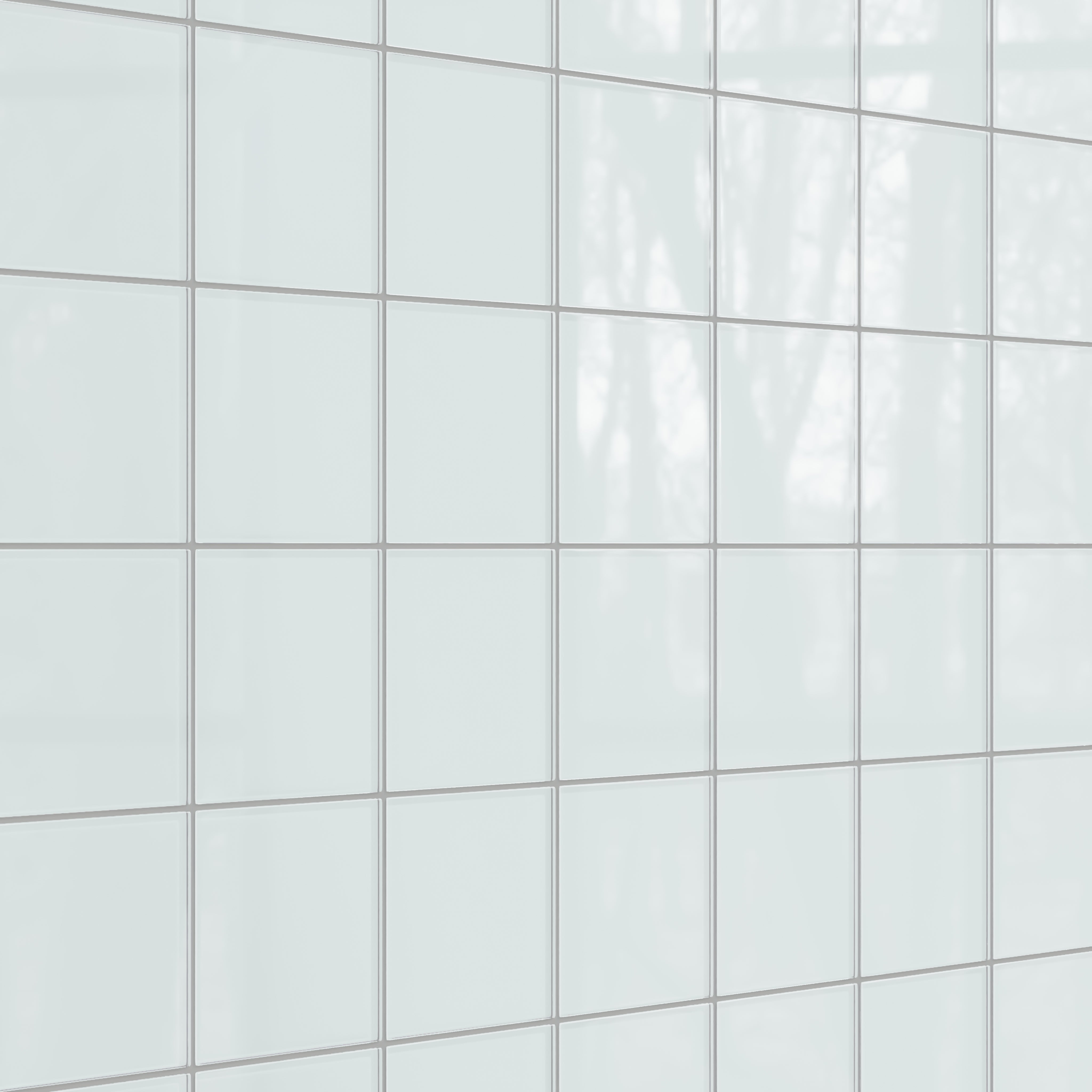 6x6 Glass Tile in Warbler Gloss