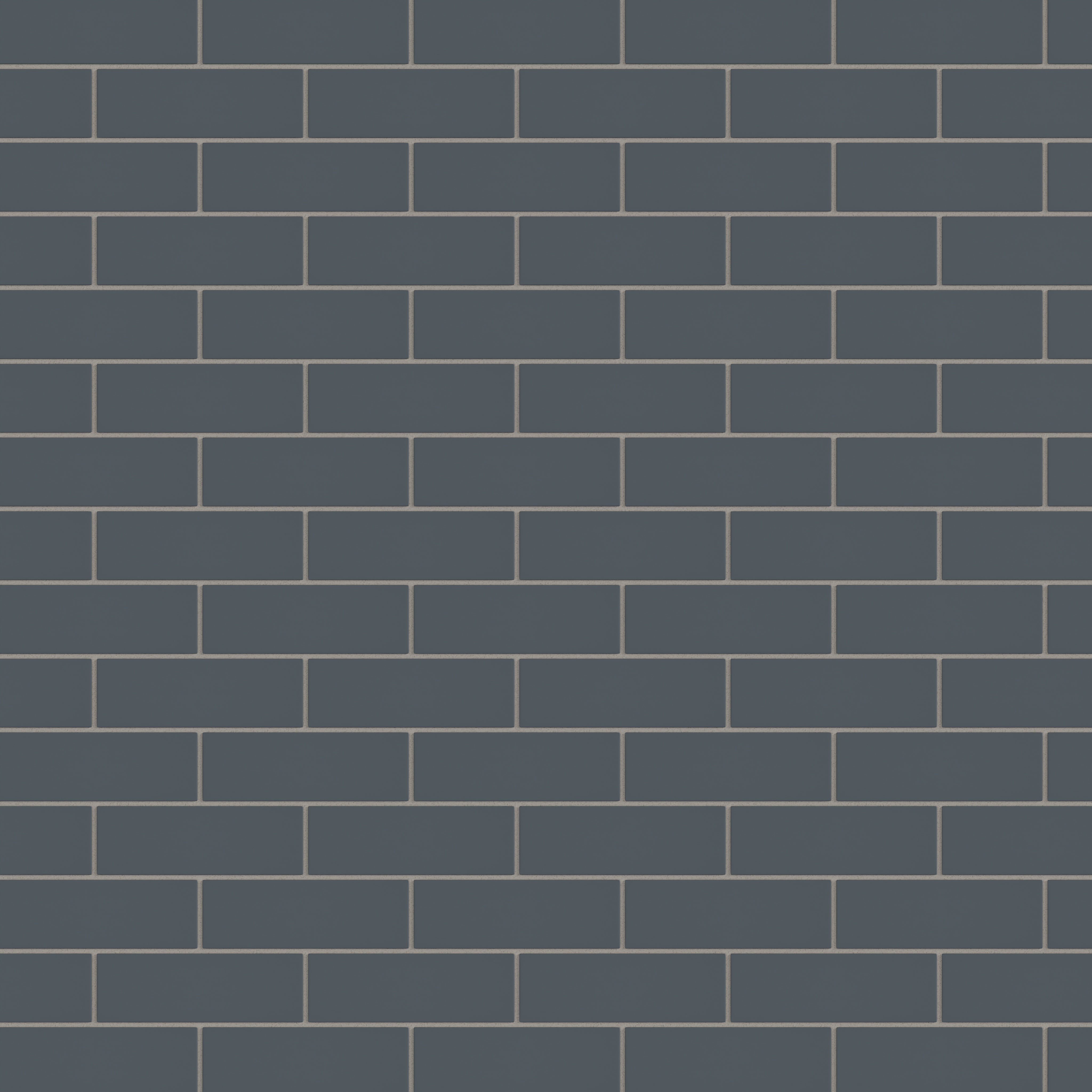 2x6 Natural Press Ceramic Tile in Indigo Matte