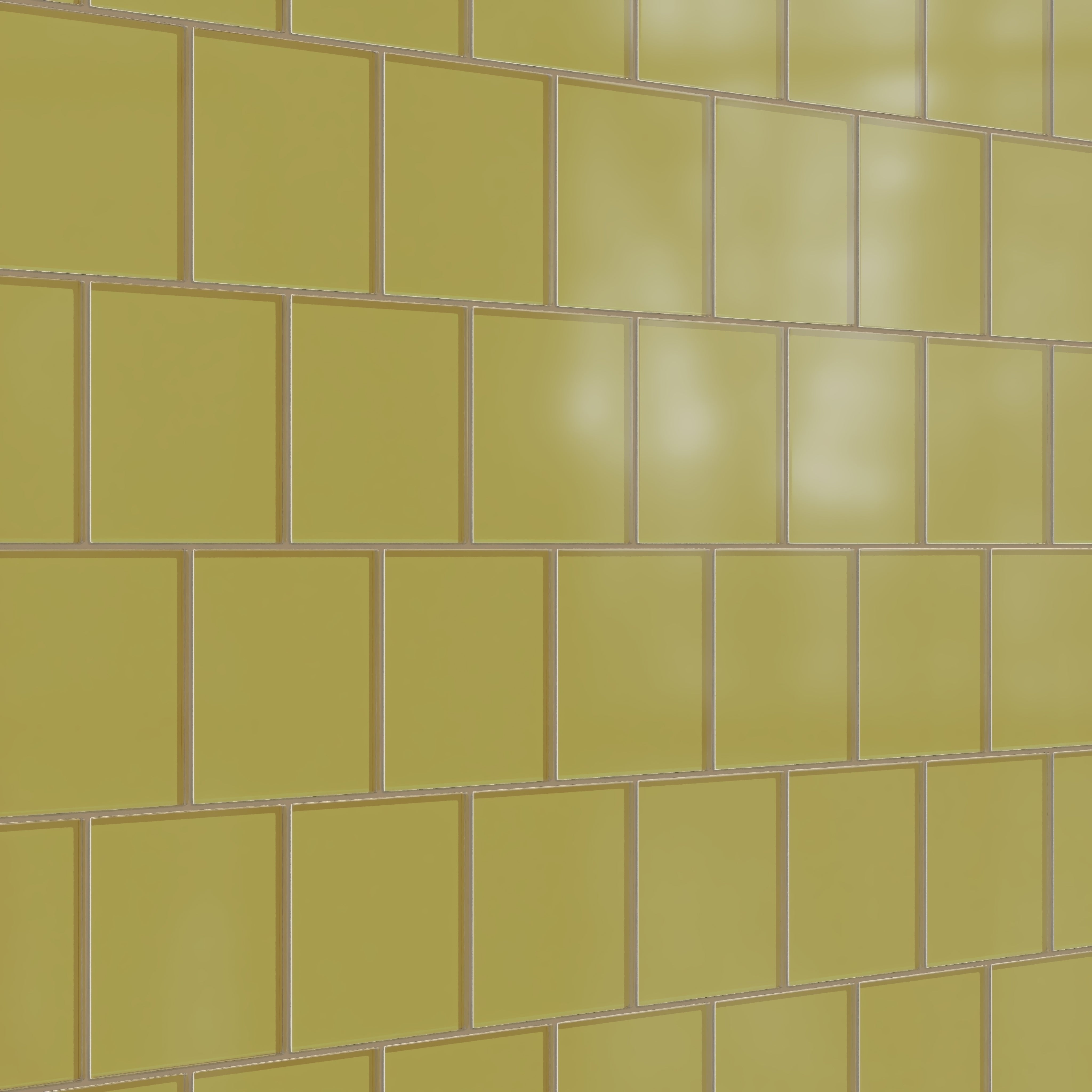 6x6 Glass Tile in Pine Siskin Matte
