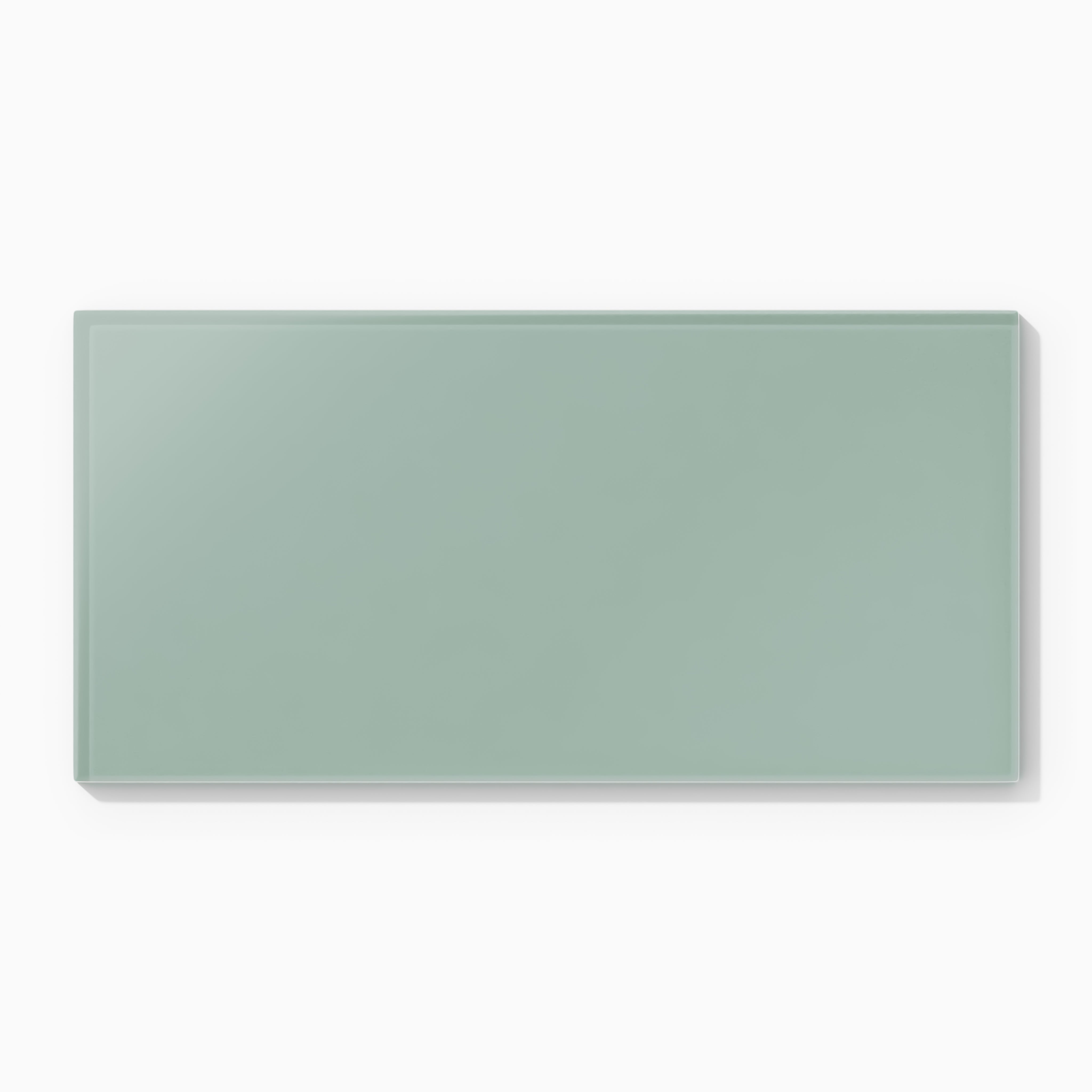 6x12 Glass Tile in Kingfisher Matte