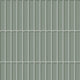 1x6 Straight Set Sheeted Glass Mosaic Tile in Hummingbird Gloss