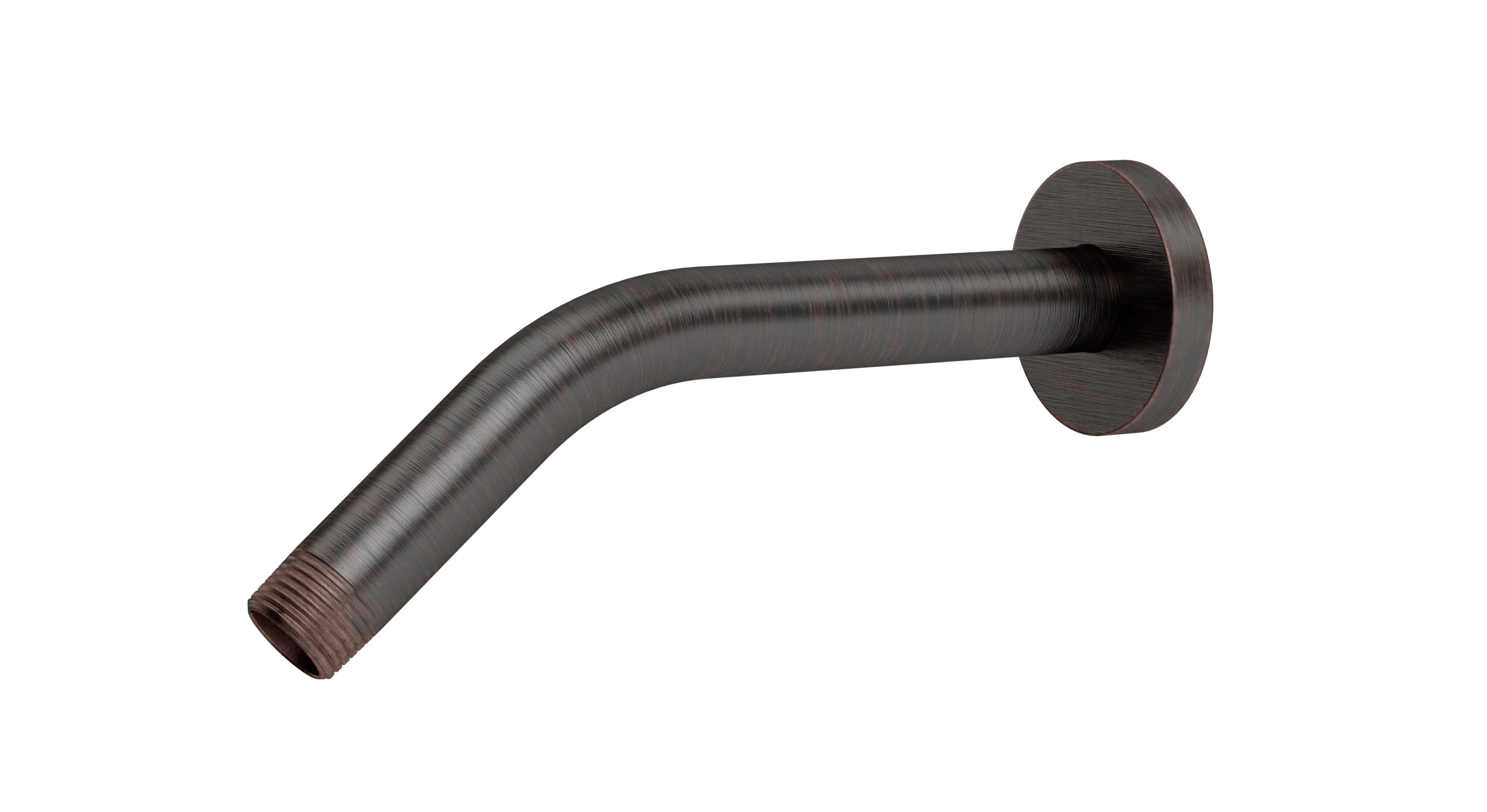 Contour & Foundry 45-Degree 8" Shower Arm with Flange in Antique Bronze