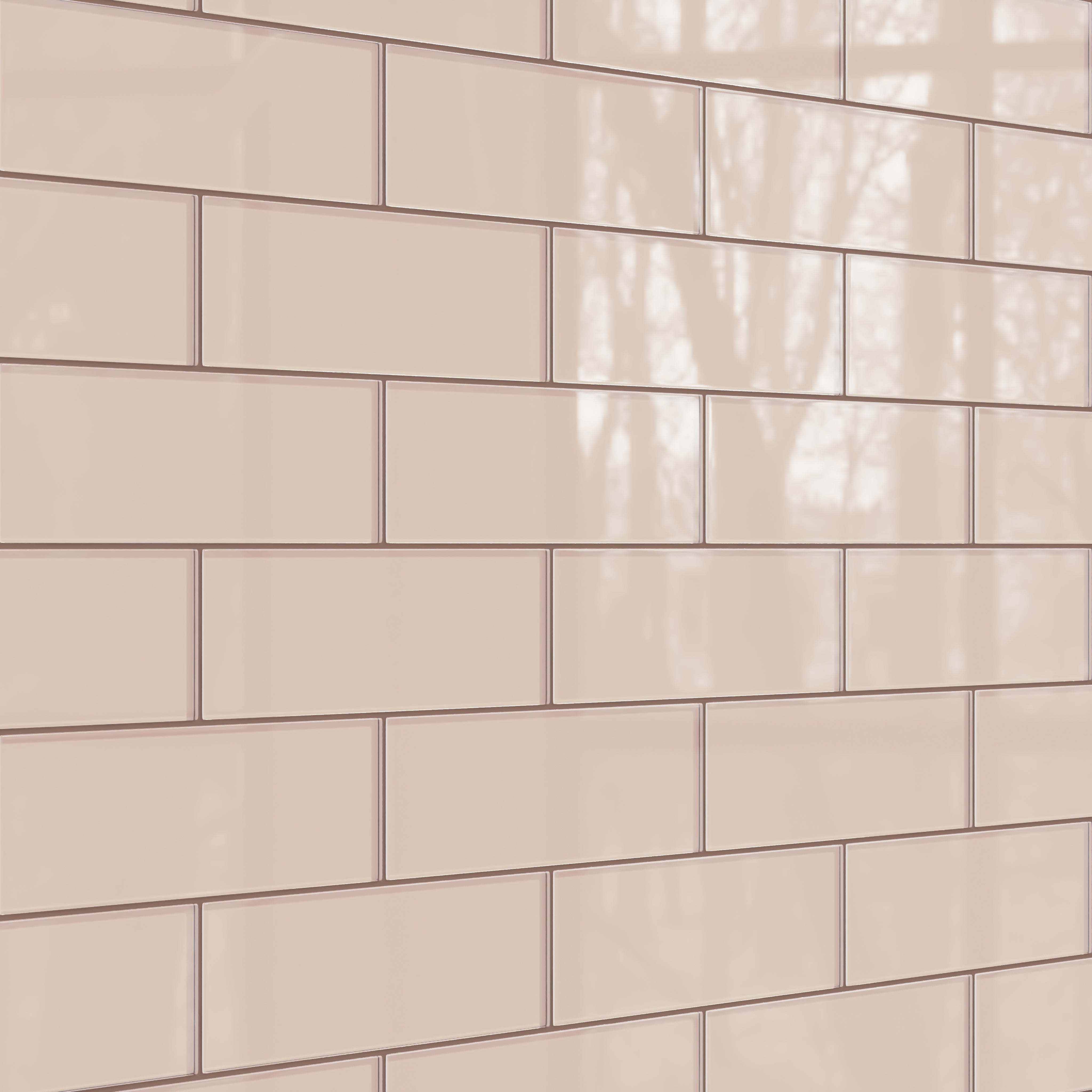 4x12 Glass Tile in Rosy Finch Gloss